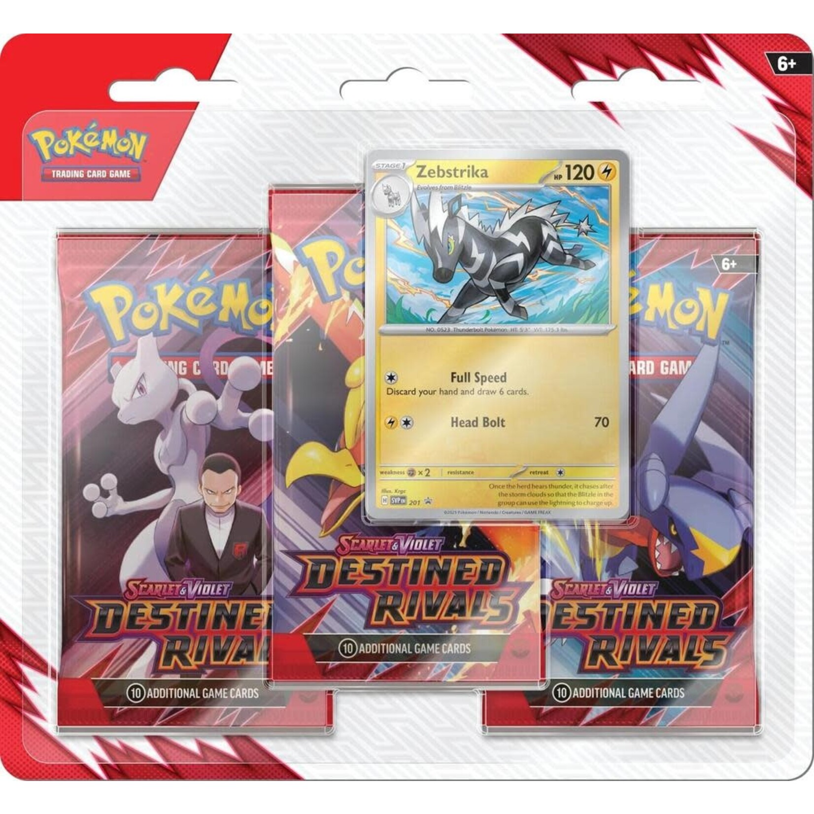 Pokémon Pokémon Scarlet and Violet Destined Rivals 3 Pack Blister Pokemon