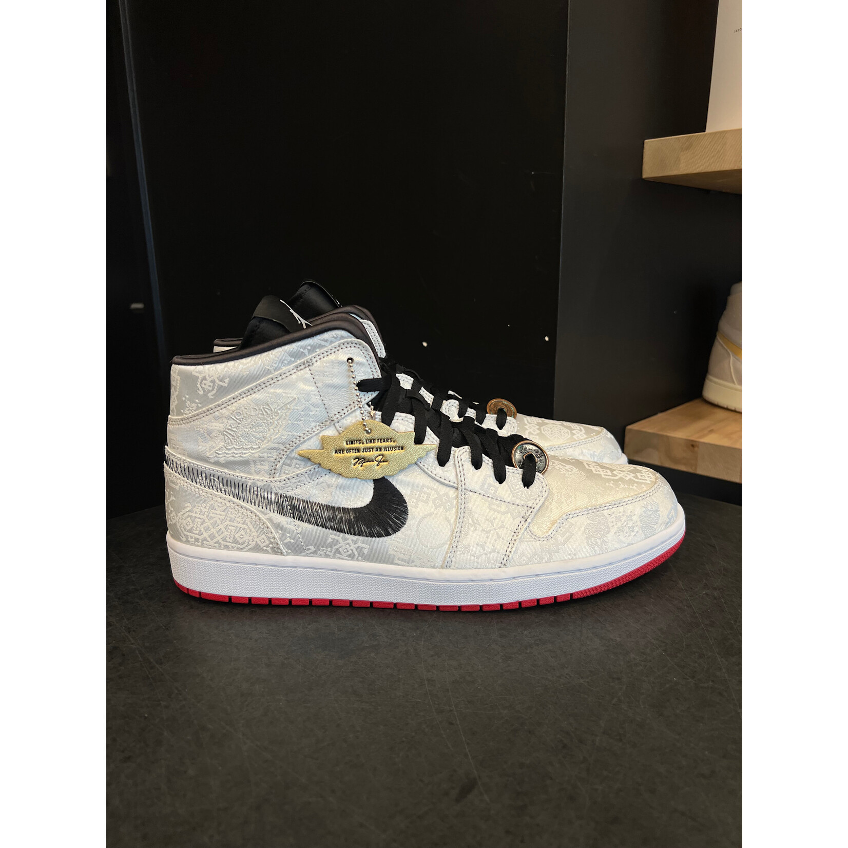 Jordan Jordan 1 Mid SE Fearless Edison Chen CLOT Size 14, PREOWNED