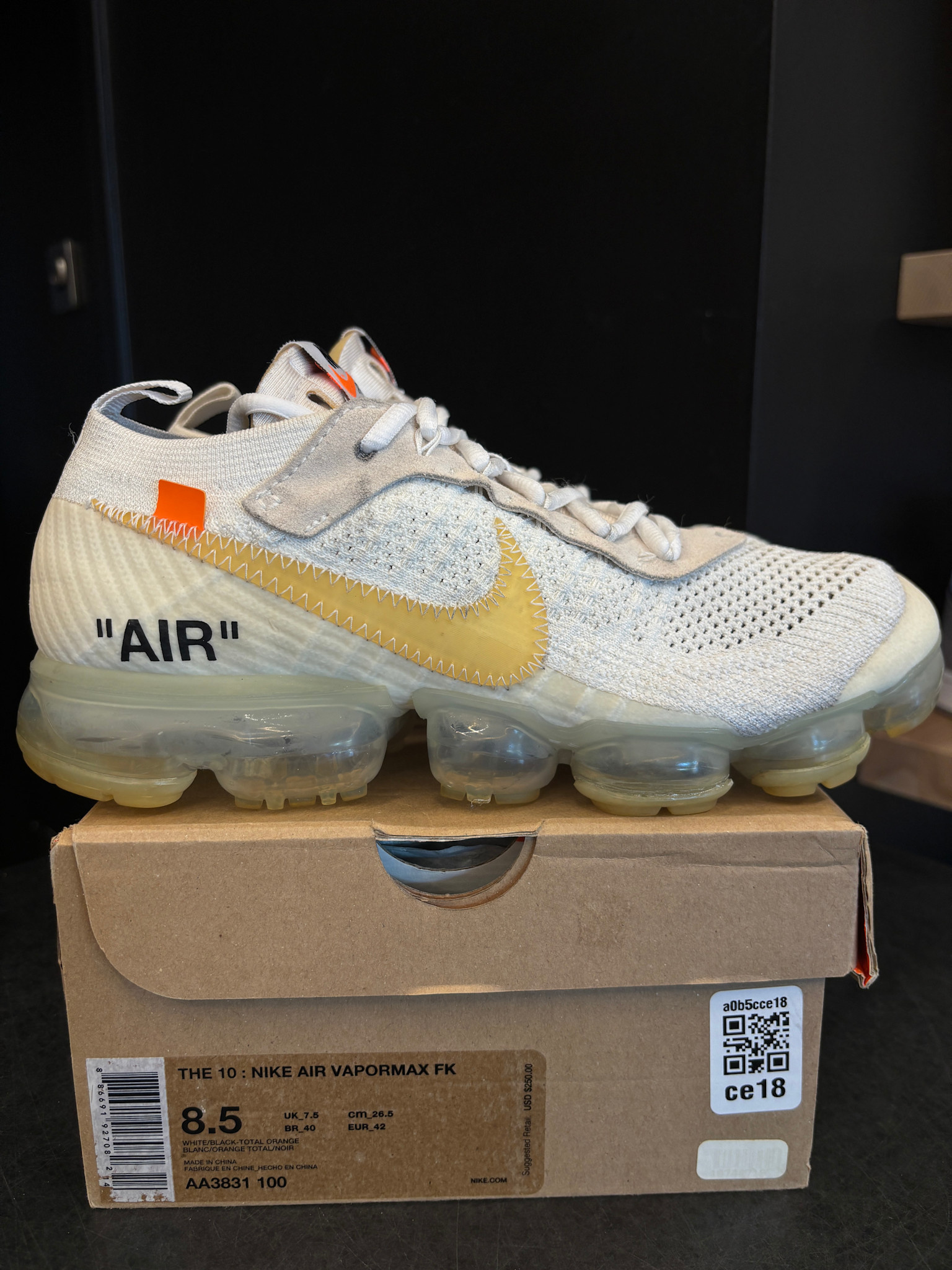 nike air vapormax 2018 men's shoe