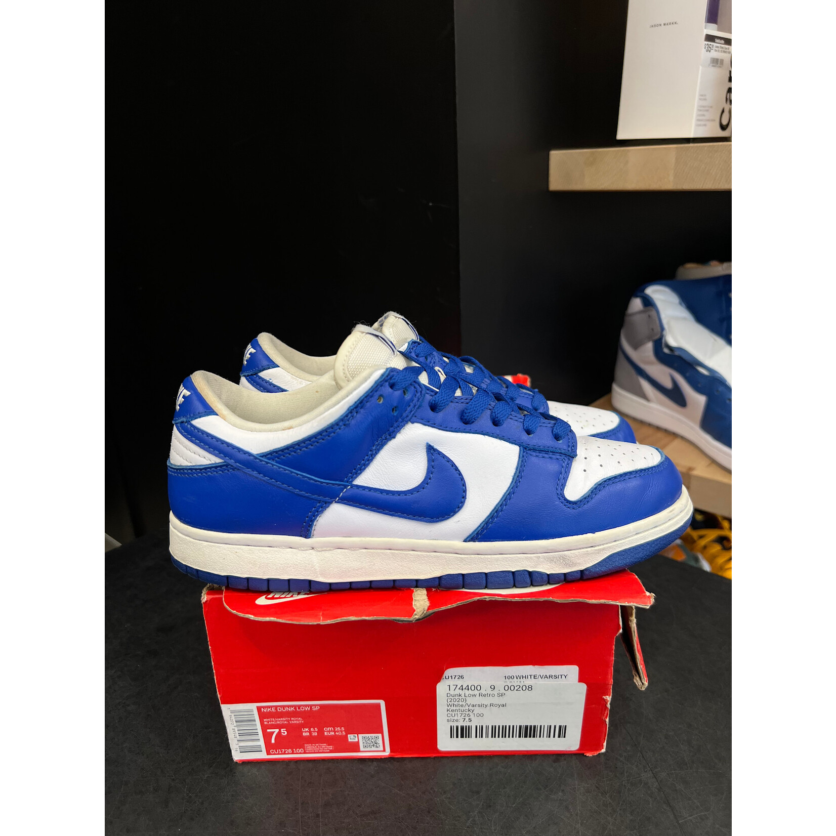 Nike Nike Dunk Low SP Kentucky Size 7.5, PREOWNED