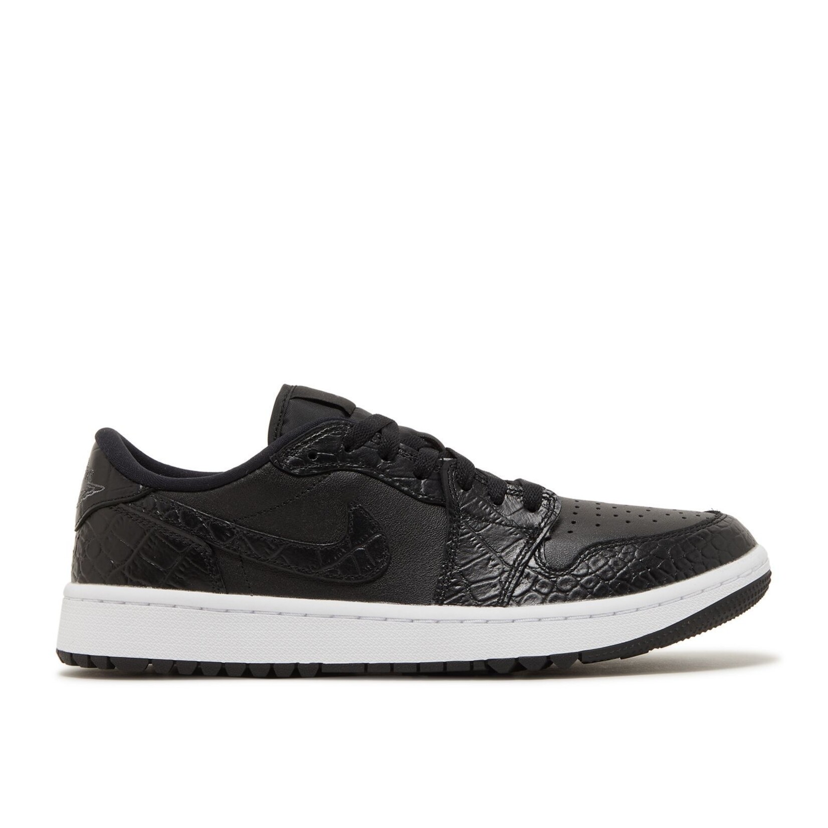 Jordan Jordan 1 Retro Low Golf Black Croc Size 9.5, DS BRAND NEW