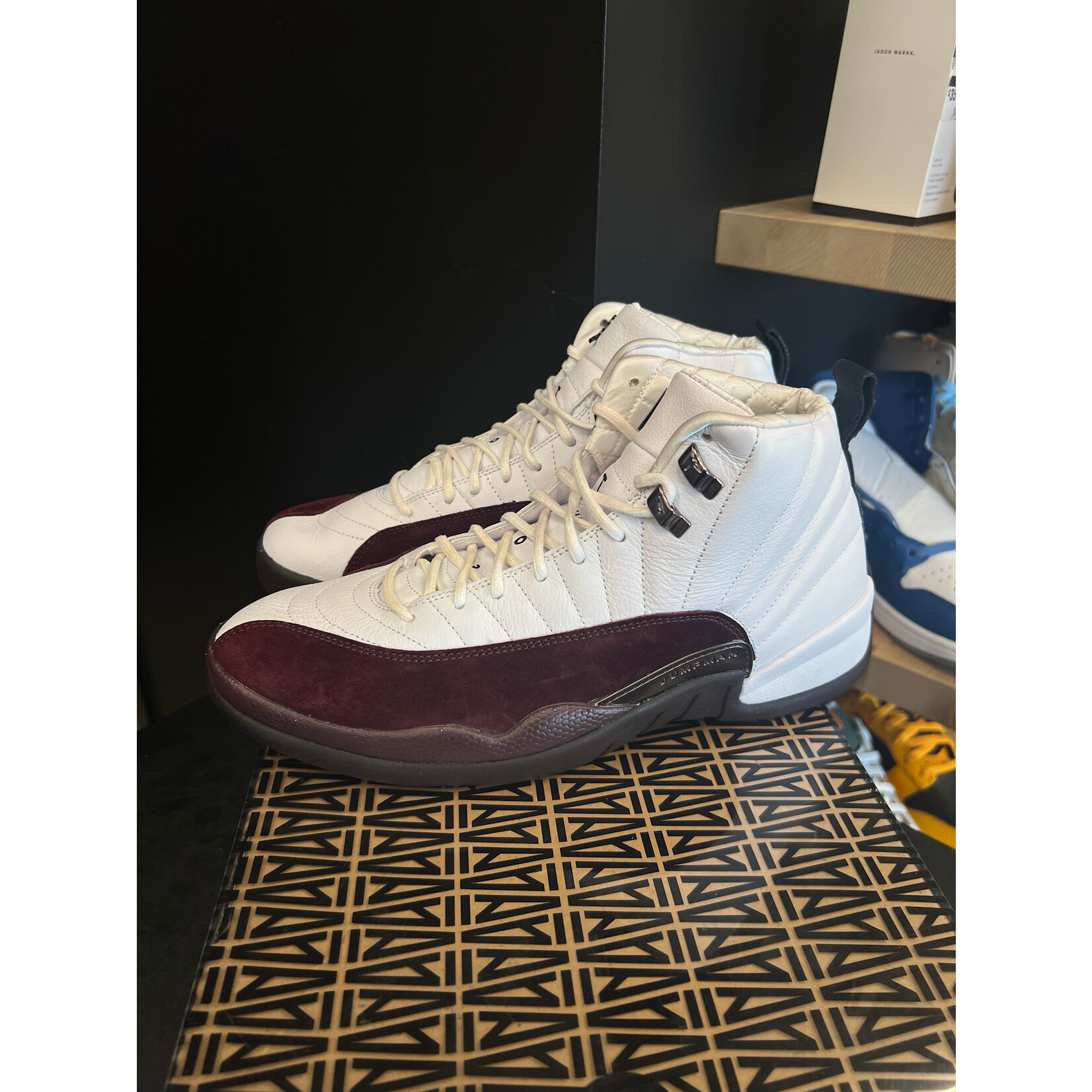 Jordan Jordan 12 Retro SP A Ma ManiÃ©re White (Women's) Size 12W, PREOWNED WORN ONCE
