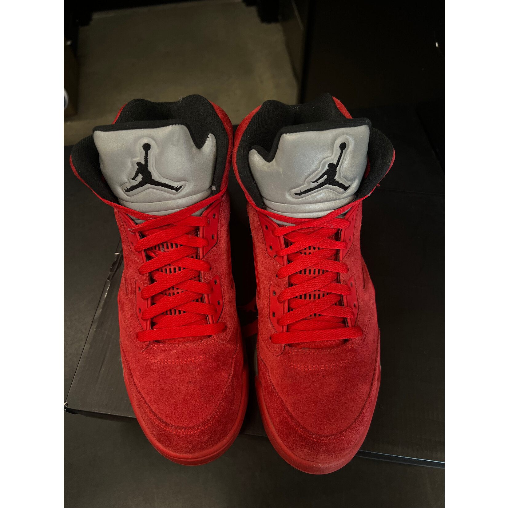 Jordan Jordan 5 Retro Red Suede Size 10.5, PREOWNED
