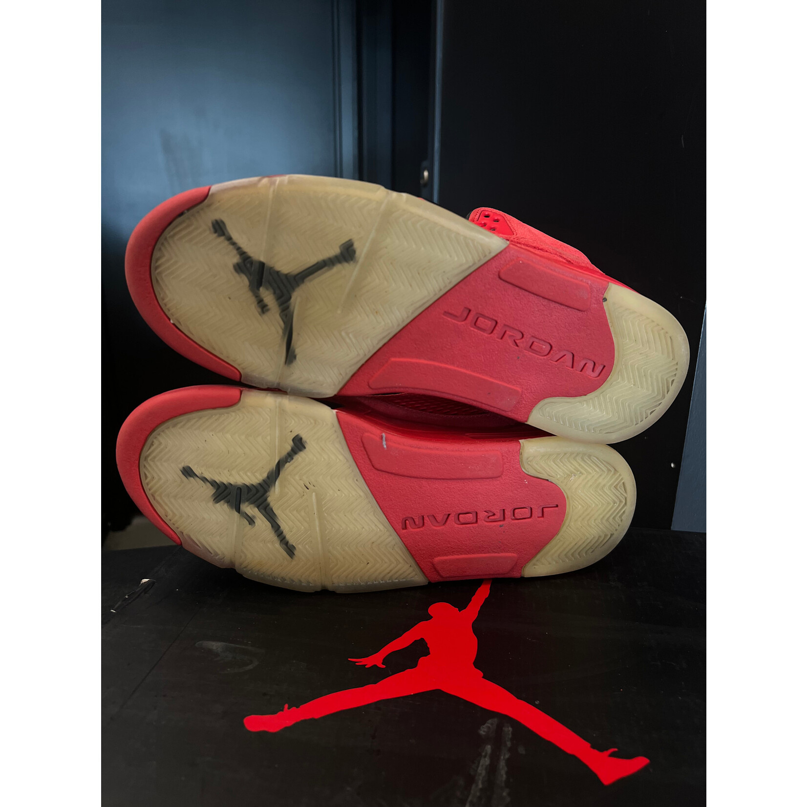 Jordan Jordan 5 Retro Red Suede Size 10.5, PREOWNED