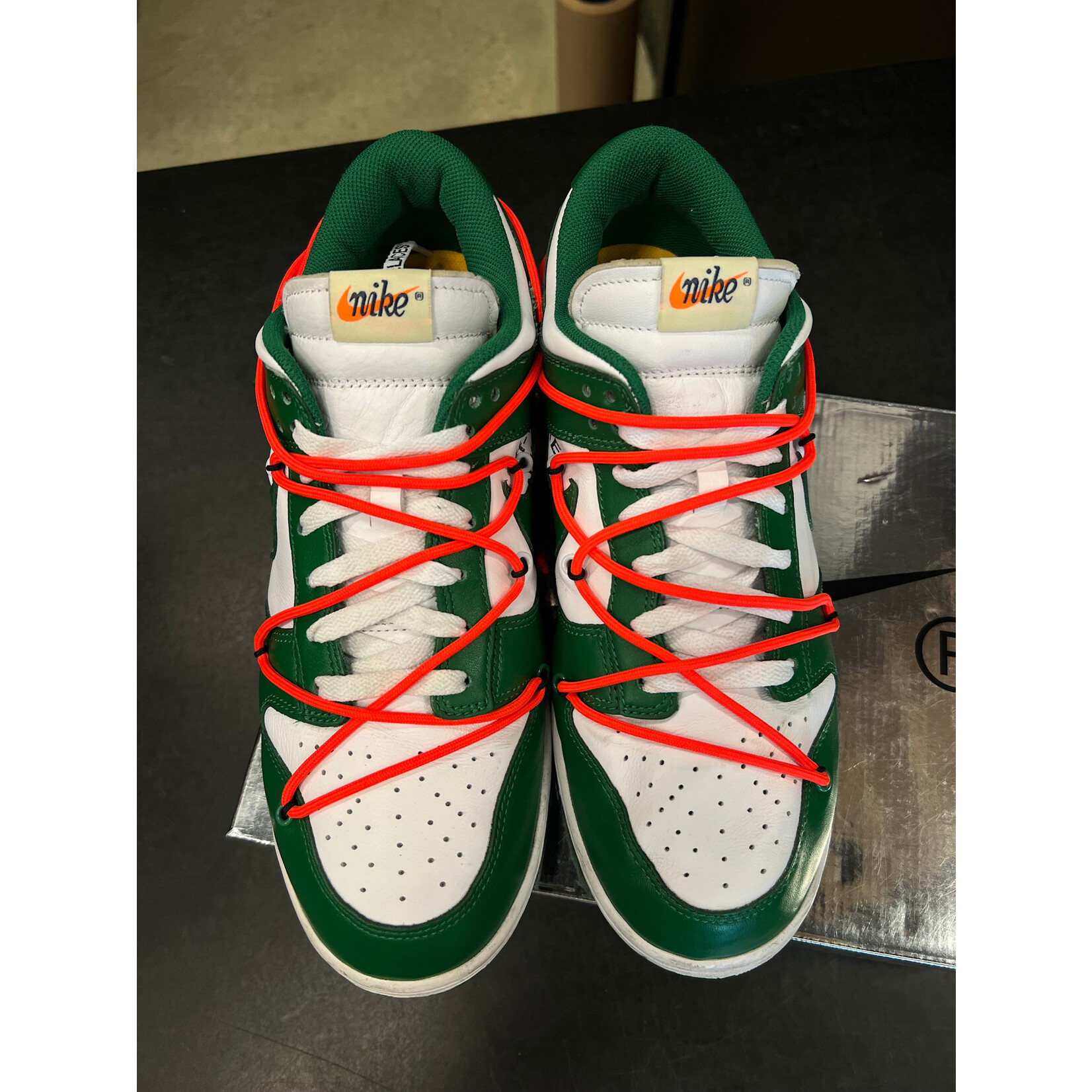 Nike Nike Dunk Low Off-White Pine Green Size 10.5, PREOWNED