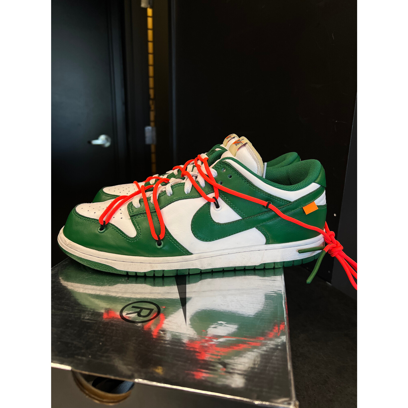 Nike Nike Dunk Low Off-White Pine Green Size 10.5, PREOWNED
