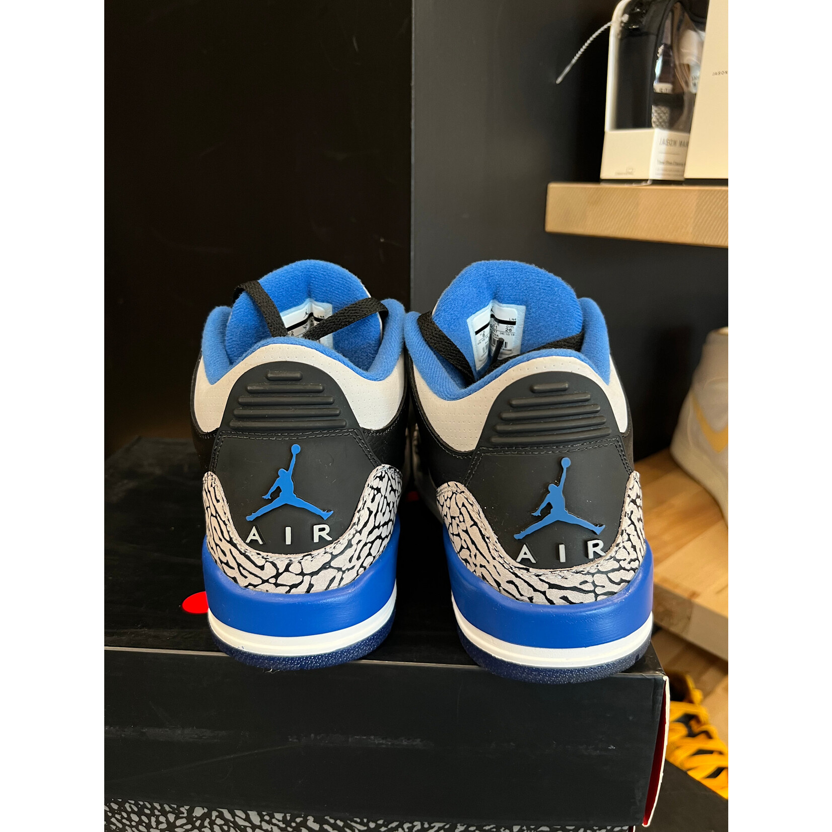Jordan Jordan 3 Retro Sport Blue Size 8, PREOWNED