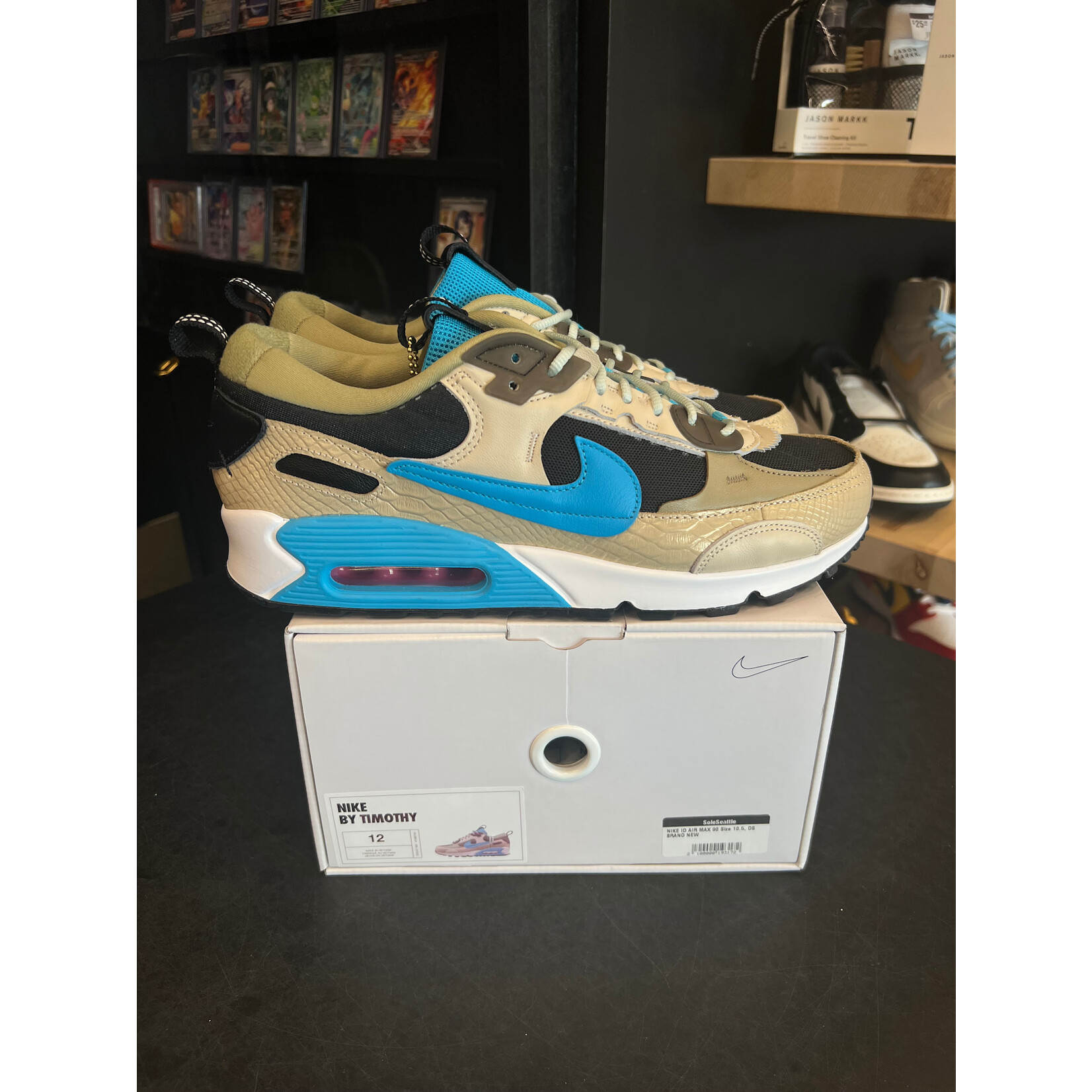 Nike NIKE ID AIR MAX 90 Size 12W 10.5M, DS BRAND NEW