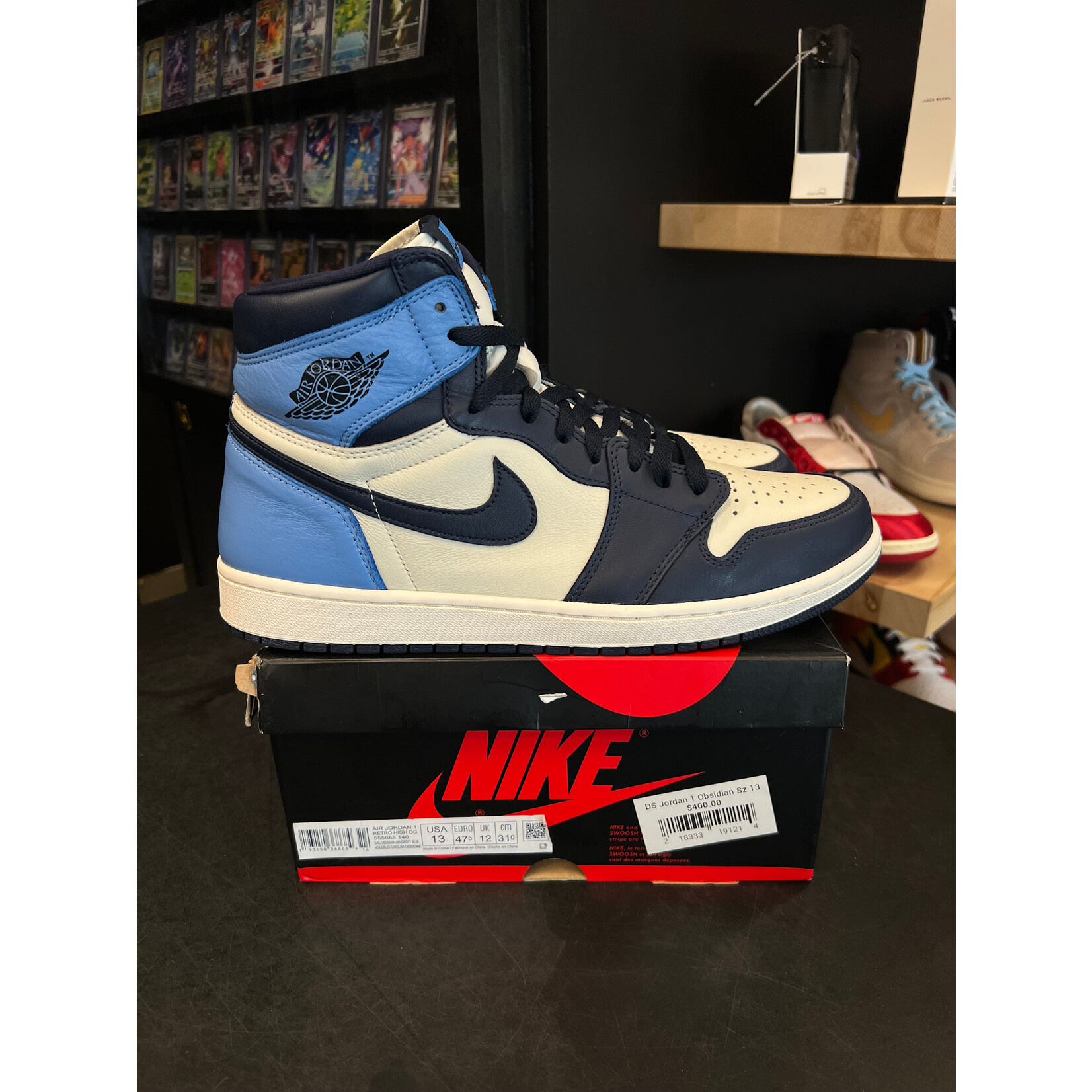 Jordan Jordan 1 Retro High Obsidian Size 13, PREOWNED