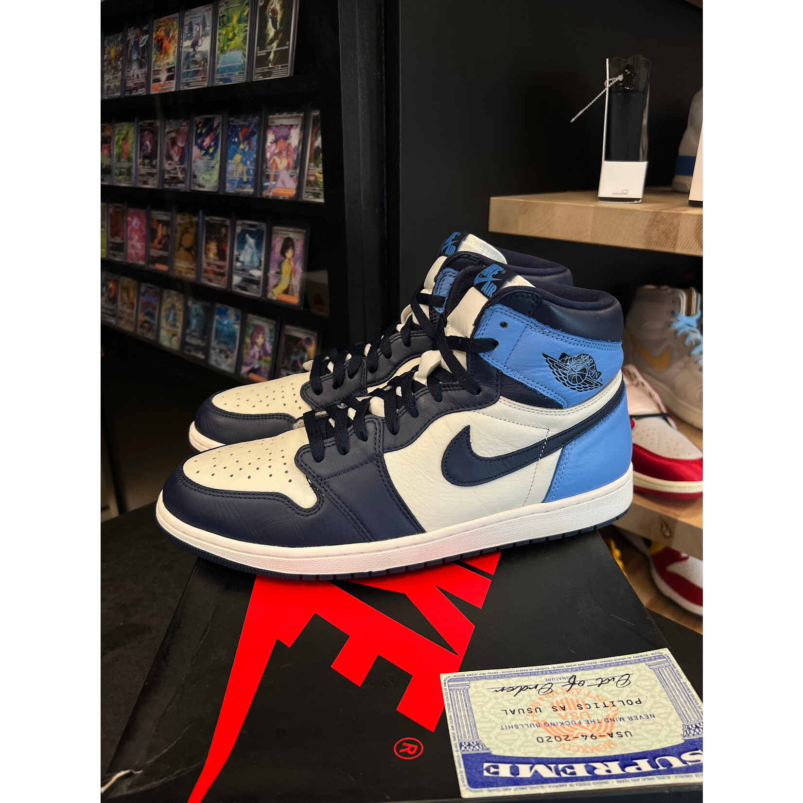 Jordan Jordan 1 Retro High Obsidian Size 13, PREOWNED