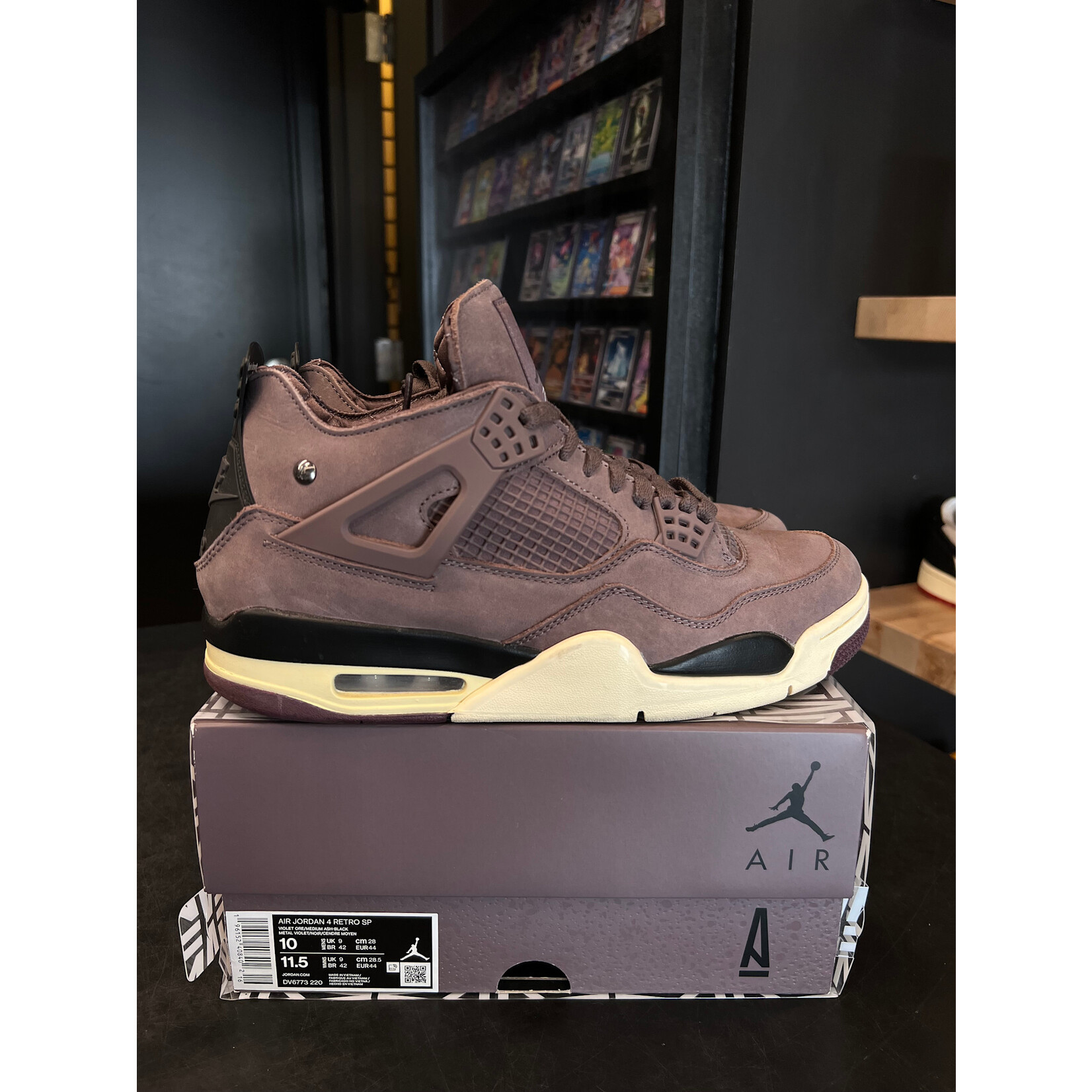 Jordan Jordan 4 Retro SP A Ma ManiÃ©re Violet Ore Size 10, PREOWNED