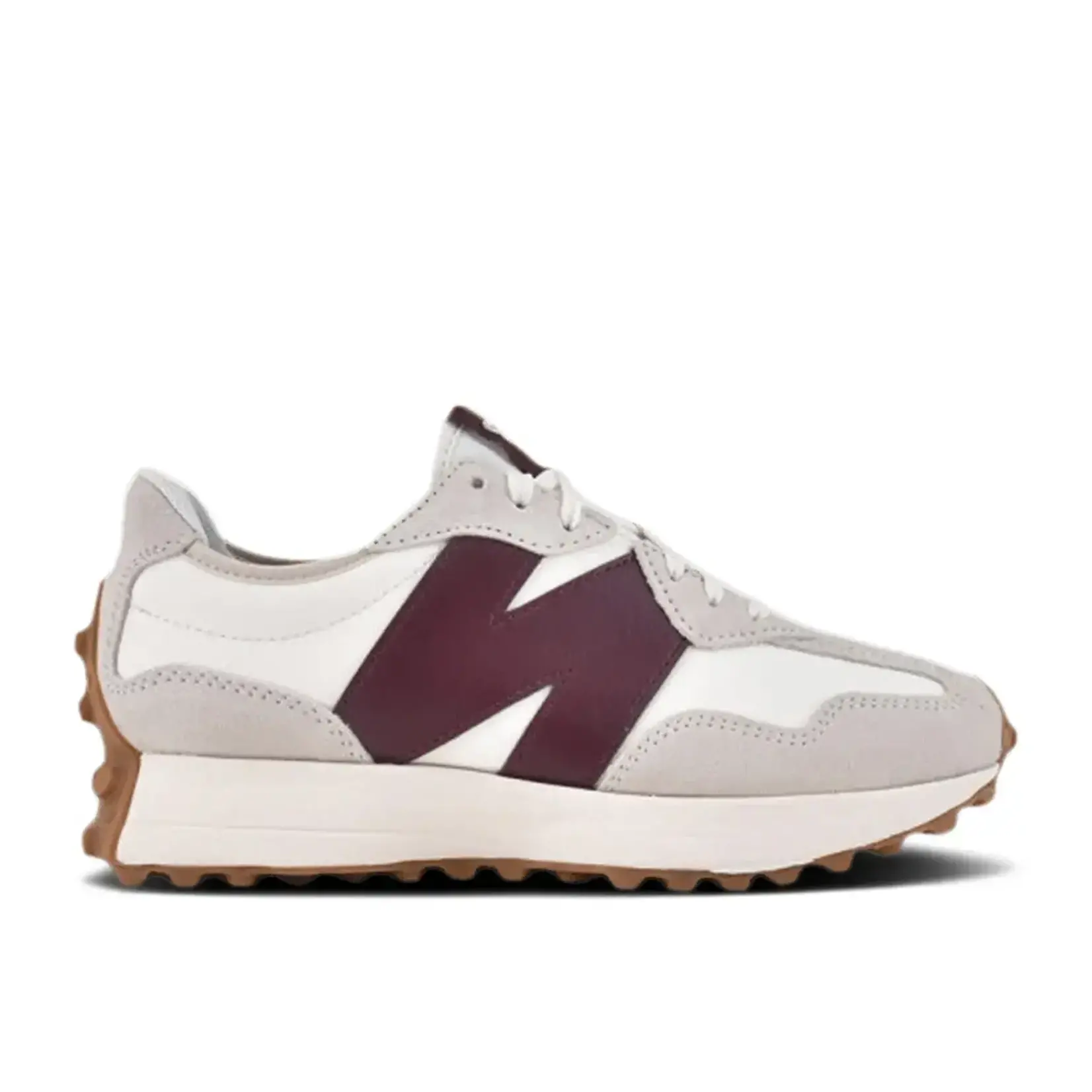 New Balance New Balance 327 White Dark Red (Women's) Size 5W, DS BRAND NEW