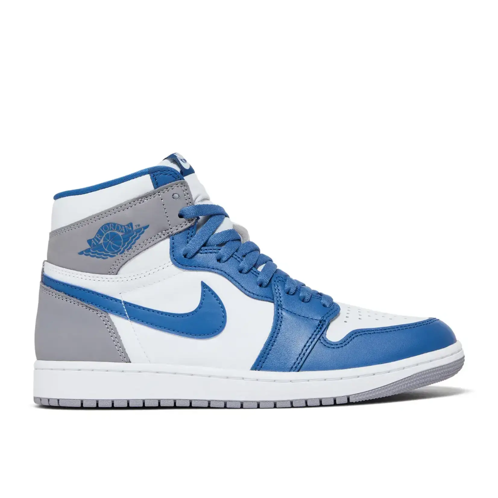 Jordan Jordan 1 Retro High OG True Blue Size 11, DS BRAND NEW DAMAGED BOX