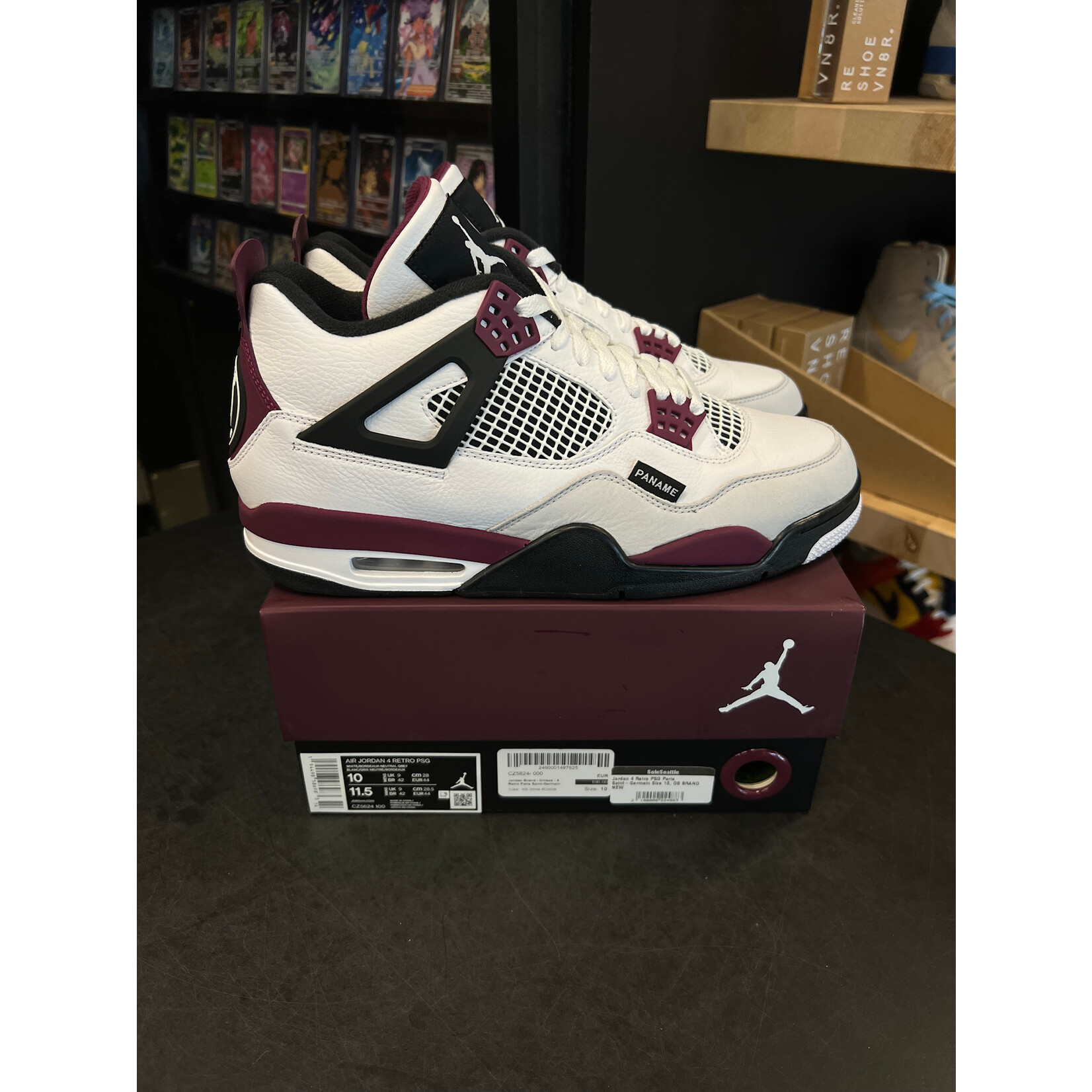 Jordan Jordan 4 Retro PSG Paris Saint-Germain Size 10, PREOWNED