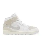 Jordan Jordan 1 Mid SE Craft Inside Out White Grey Size 10, DS BRAND NEW DAMAGE BOX