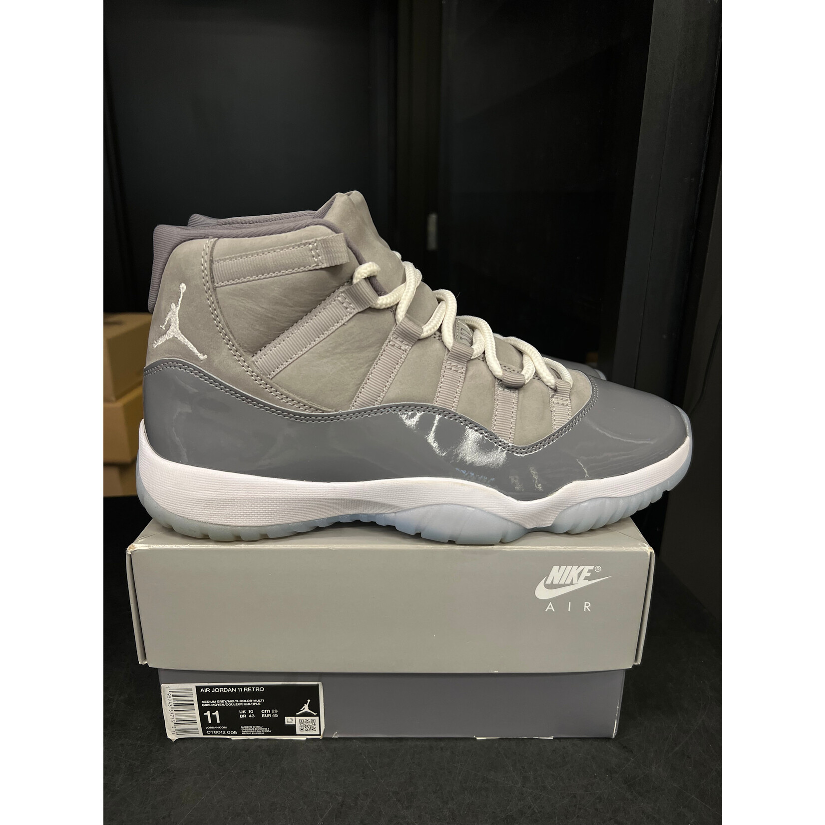Jordan Jordan 11 Retro Cool Grey (2021) Size 11, PREOWNED