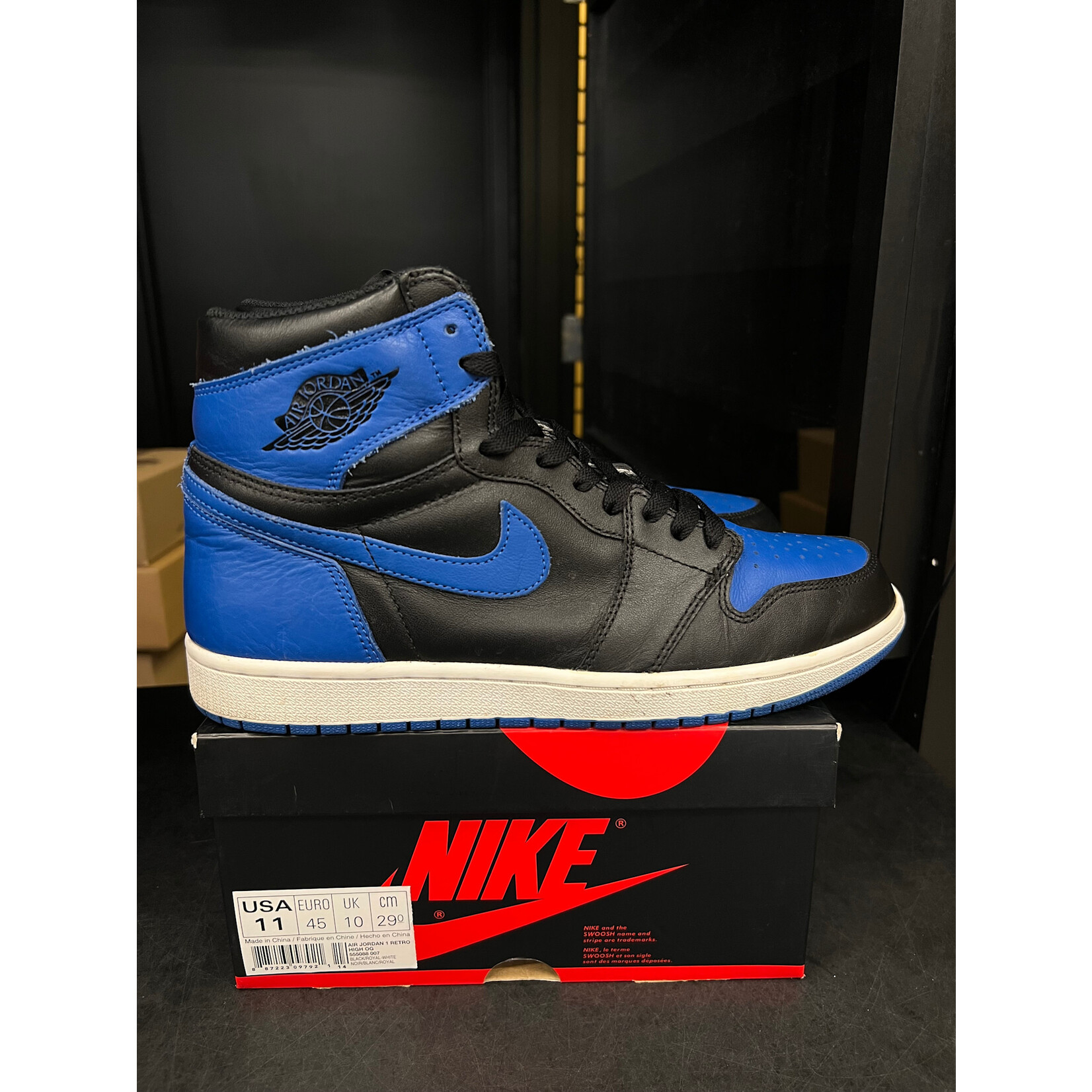 Jordan Jordan 1 Retro Royal (2017) Size 11, PREOWNED