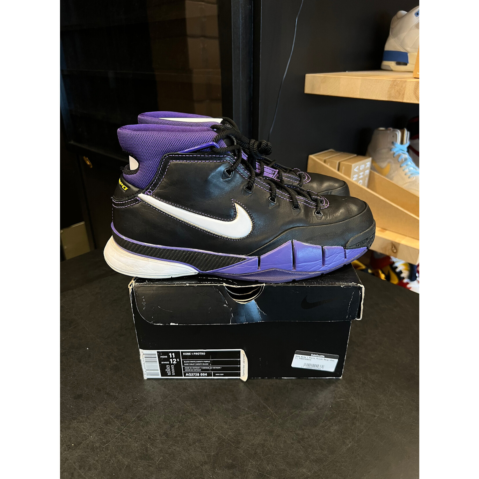 Nike Nike Kobe 1 Protro Purple Reign Size 11, PREOWNED