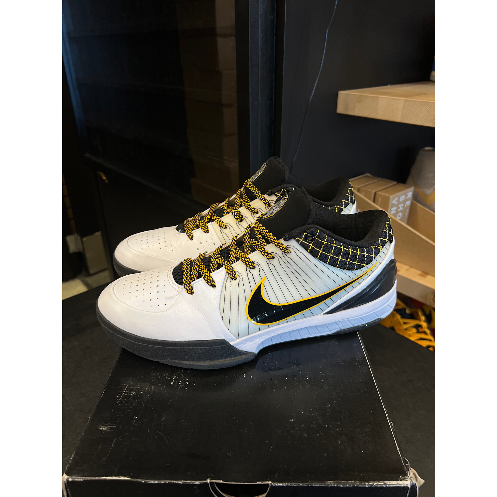 Nike Nike Kobe 4 Protro White Black Del Sol Size 11, PREOWNED