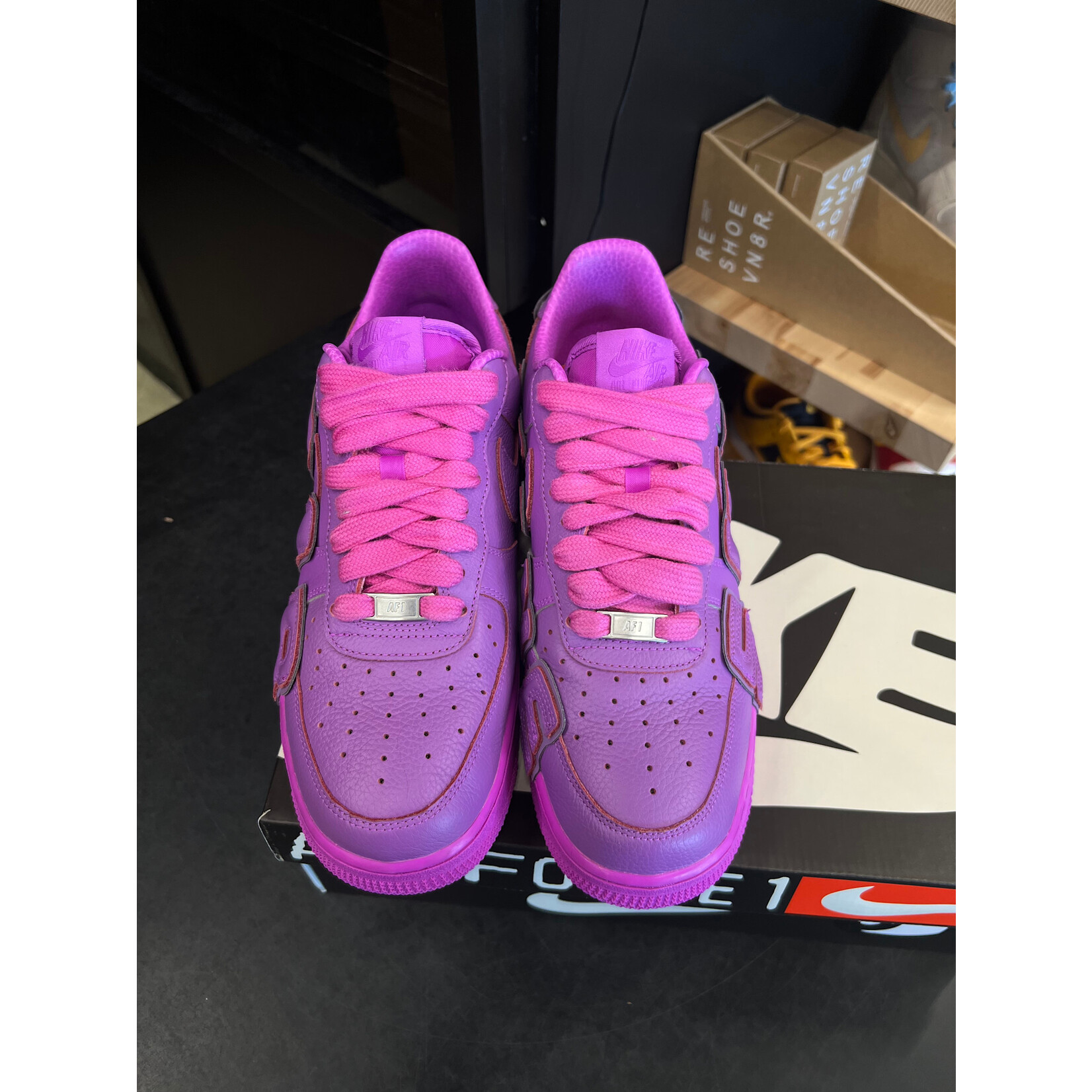 Nike Nike Air Force 1 Low Cactus Plant Flea Market Fuchsia Dream Size 9, PREOWNED