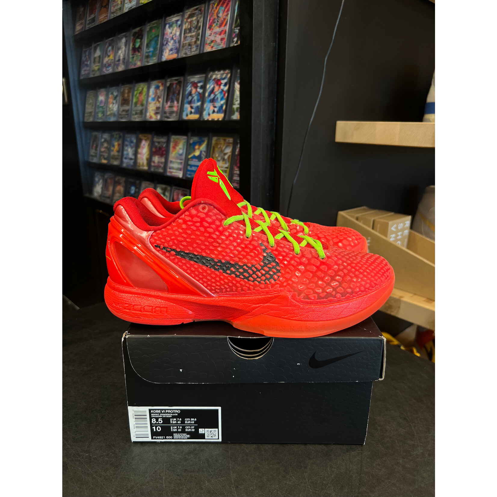 Nike Nike Kobe 6 Protro Reverse Grinch Size 8.5, PREOWNED