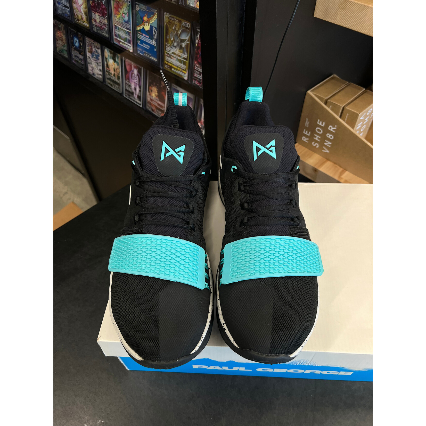 Nike Nike PG 1 Black Aqua Size 10, PREOWNED