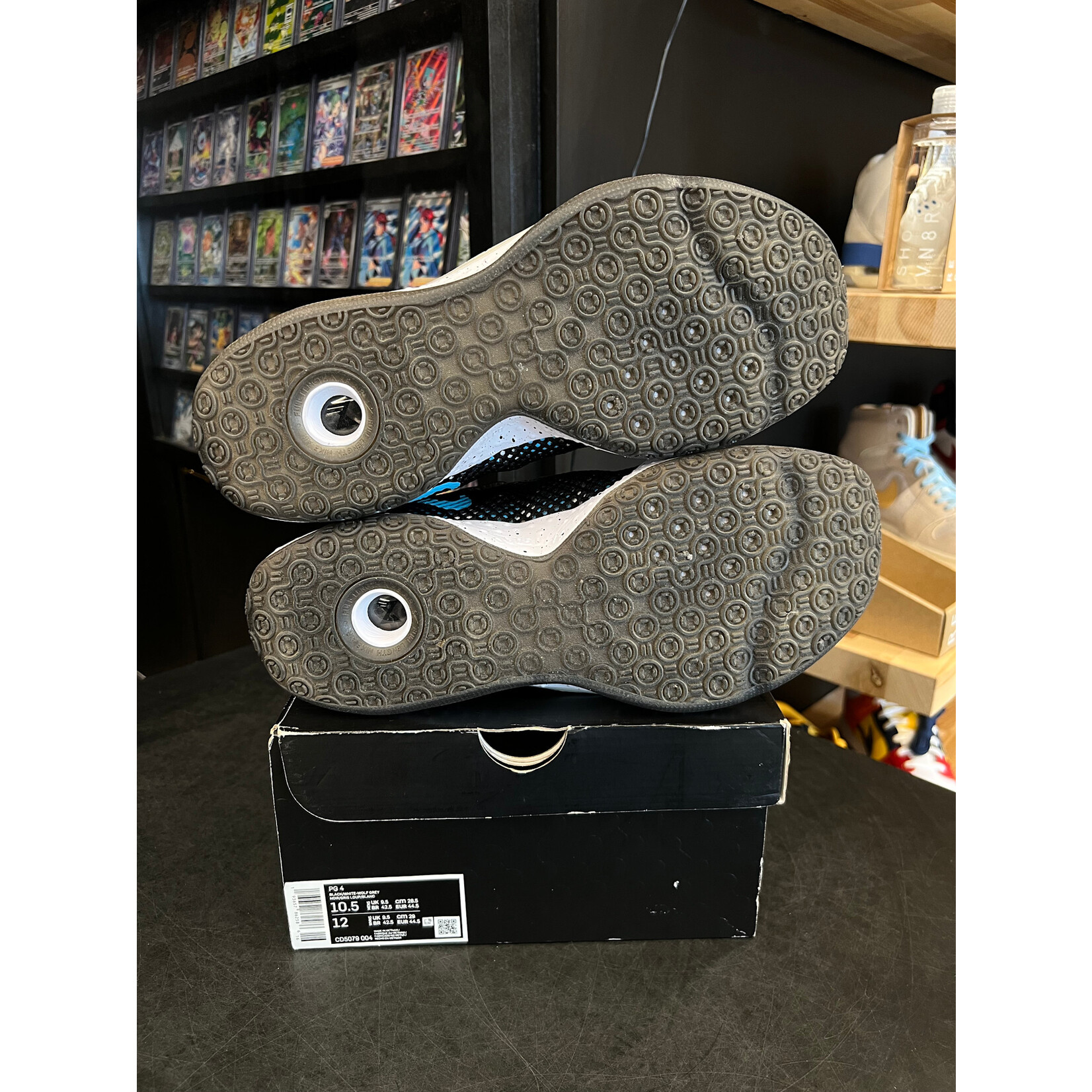 Nike Nike PG 4 Black Grey Teal Size 10.5, PREOWNED