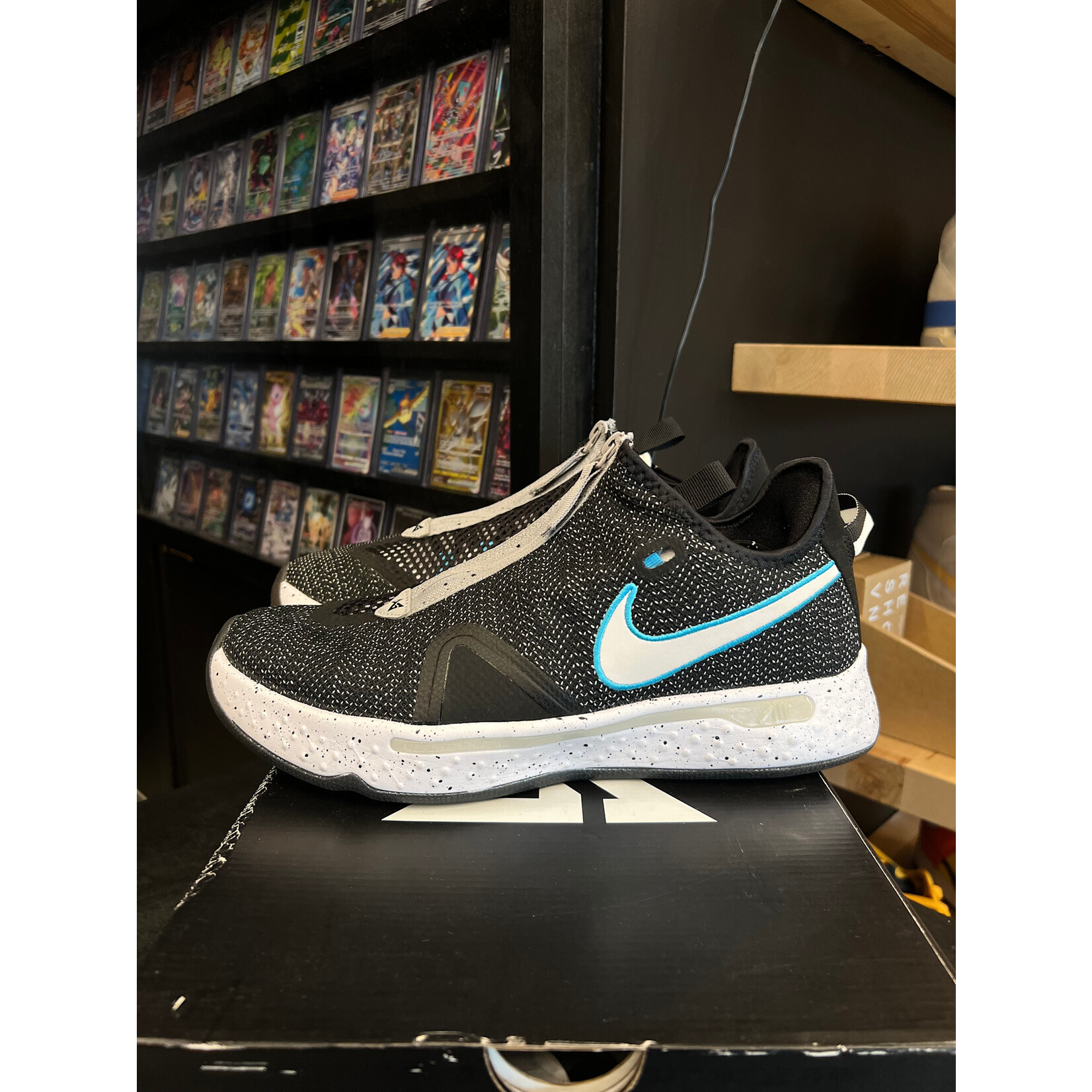 Nike Nike PG 4 Black Grey Teal Size 10.5, PREOWNED