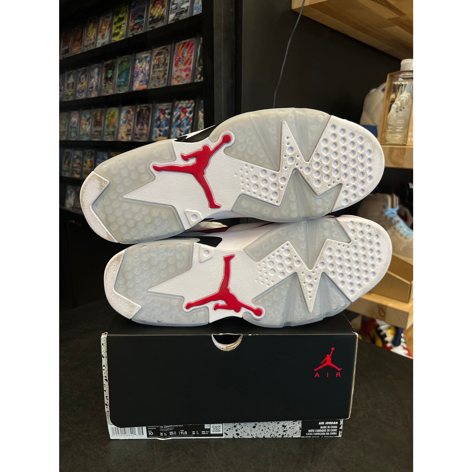 Jordan Jordan 6 Retro Carmine (2021) Size 10, PREOWNED