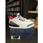 Jordan Jordan 3 Retro SE Fire Red Denim (2020) Size 10, PREOWNED
