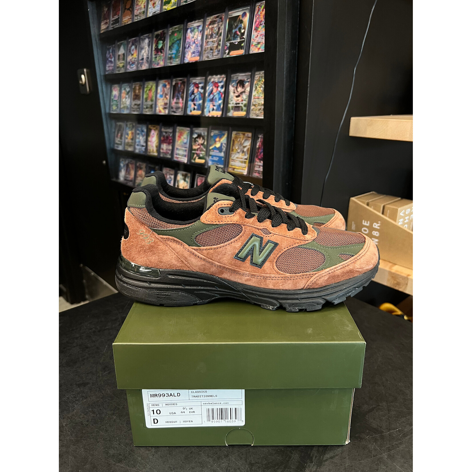 New New Balance 993 Aime Leon Dore Brown Size 10, PREOWNED