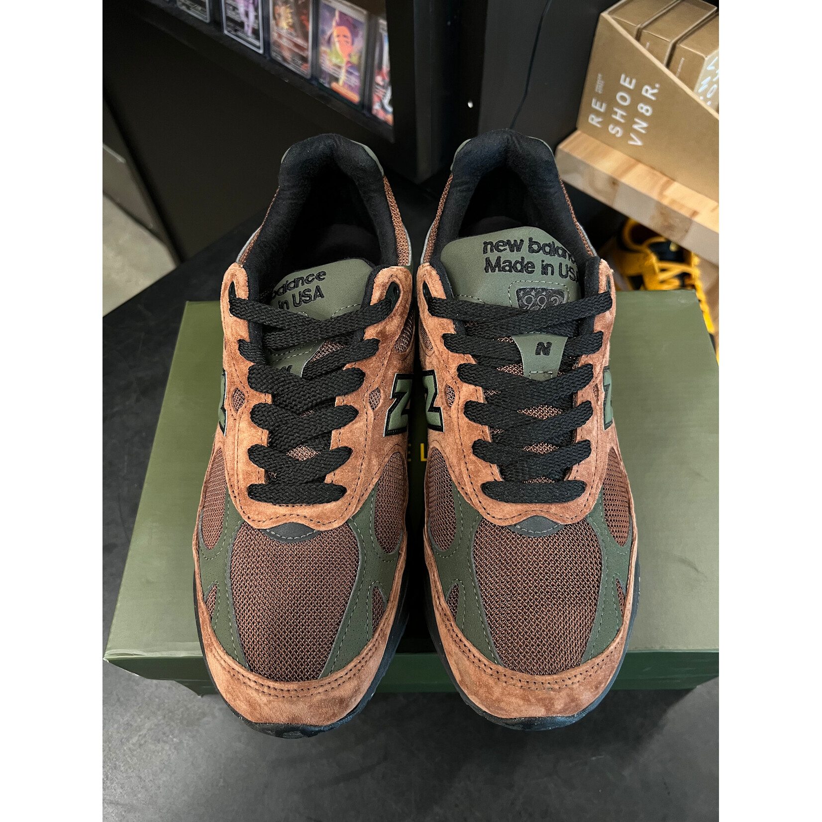 New New Balance 993 Aime Leon Dore Brown Size 10, PREOWNED