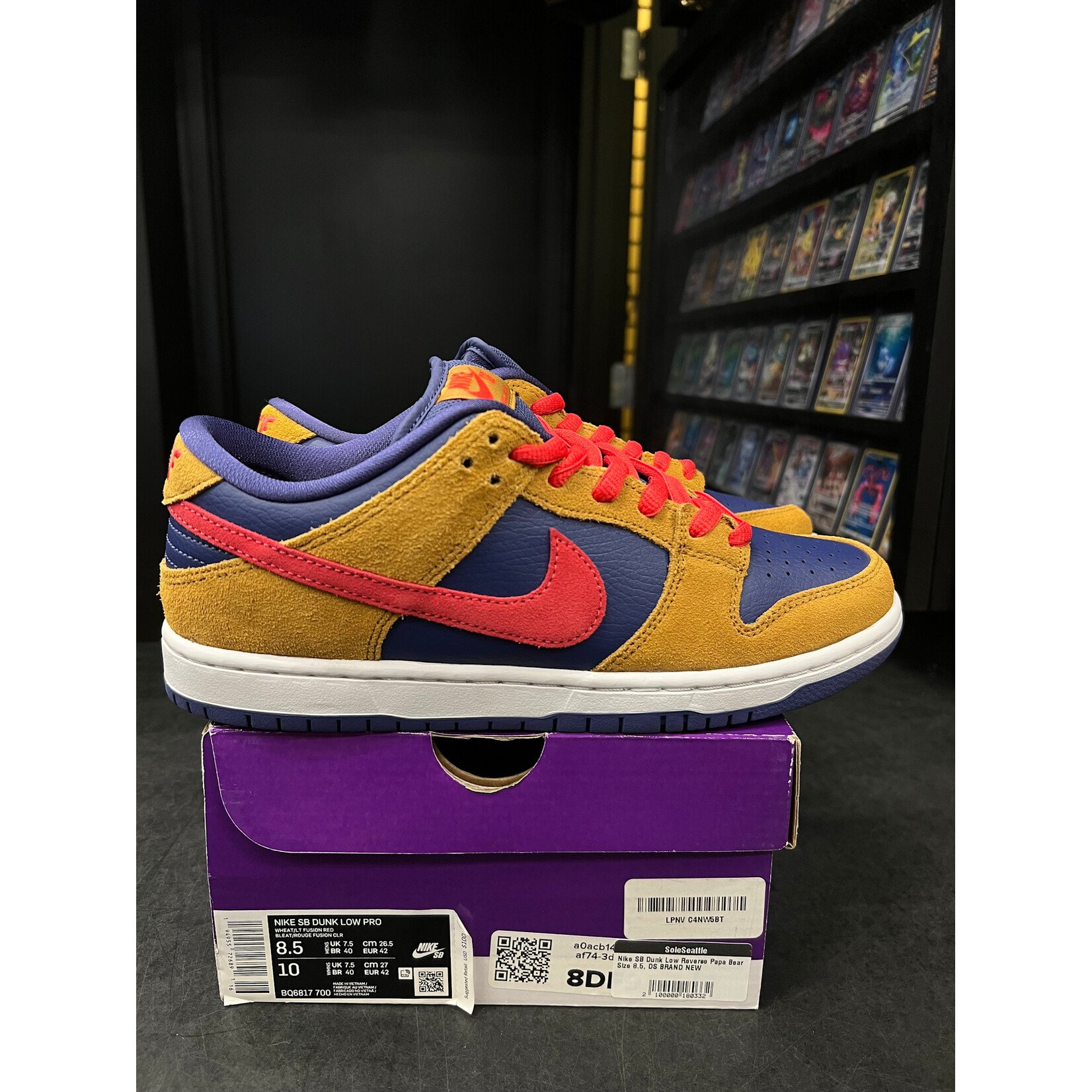 Nike Nike SB Dunk Low Reverse Papa Bear Size 8.5, PREOWNED