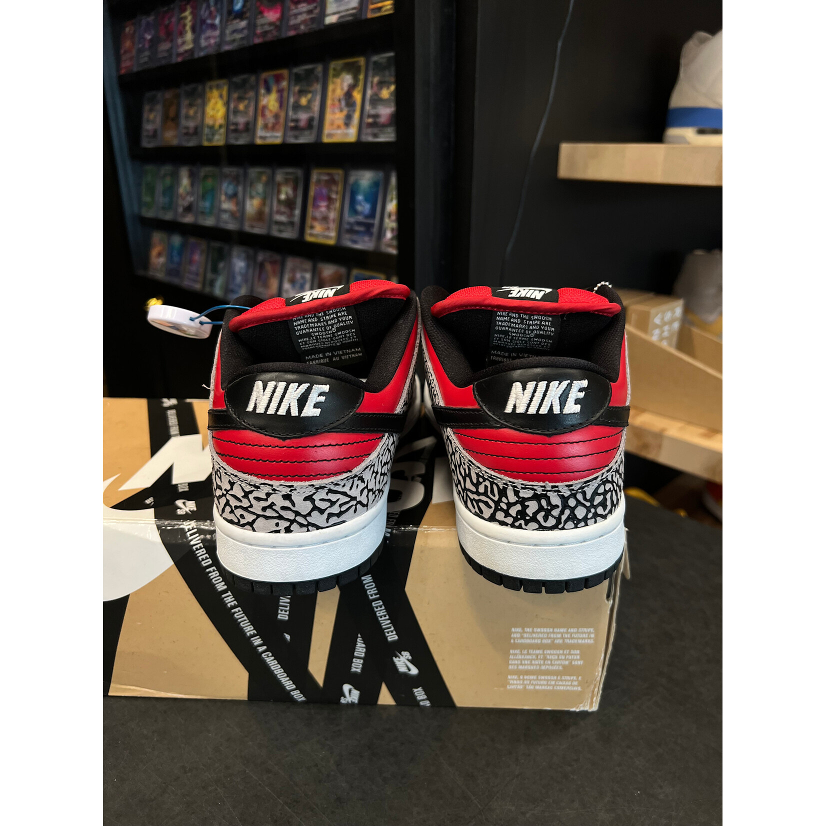 Nike Nike SB Dunk Low Supreme Red Cement (2012) Size 9, DS BRAND NEW