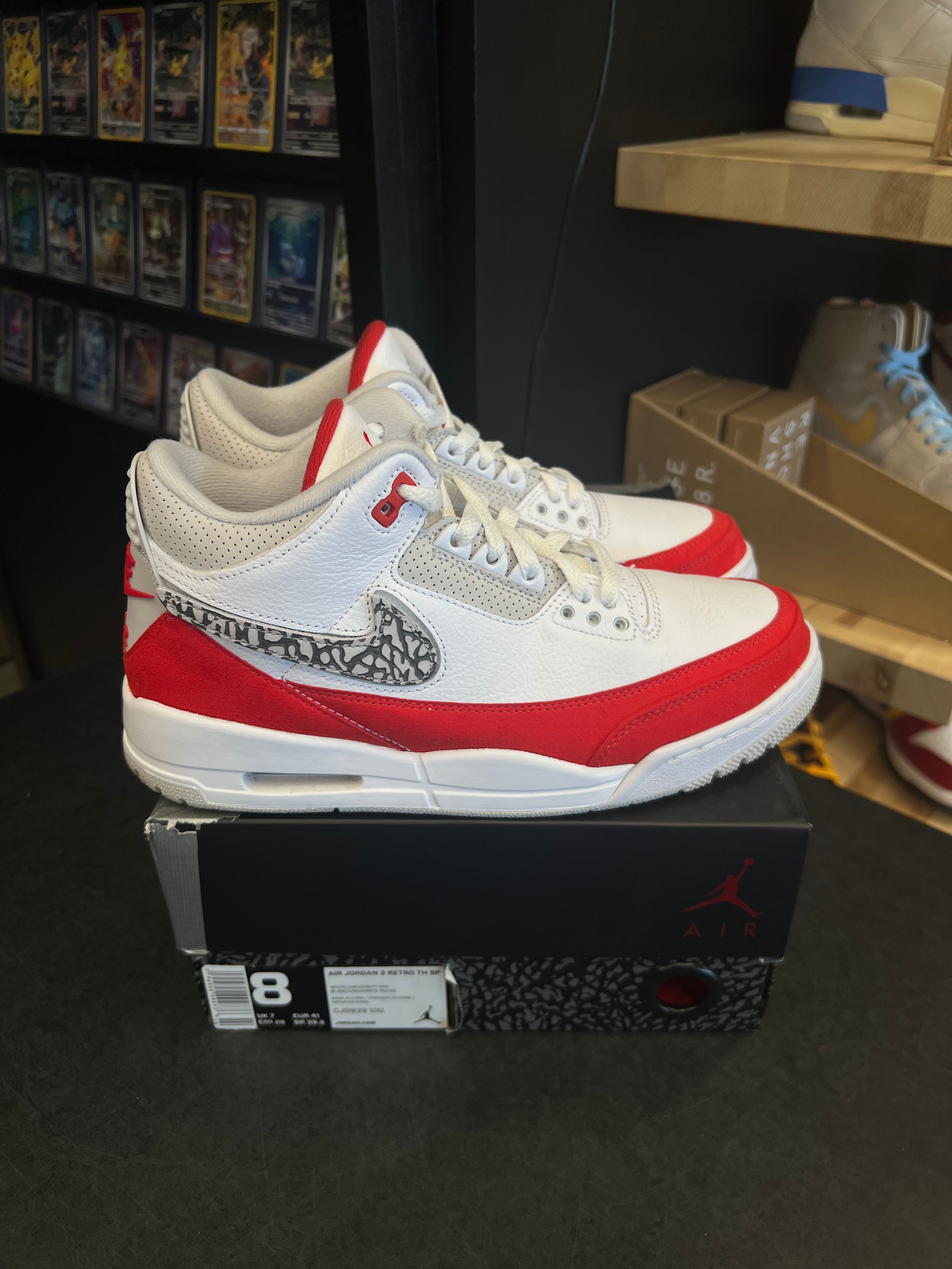 Jordan Jordan Retro Tinker White University Red Size 8, PREOWNED