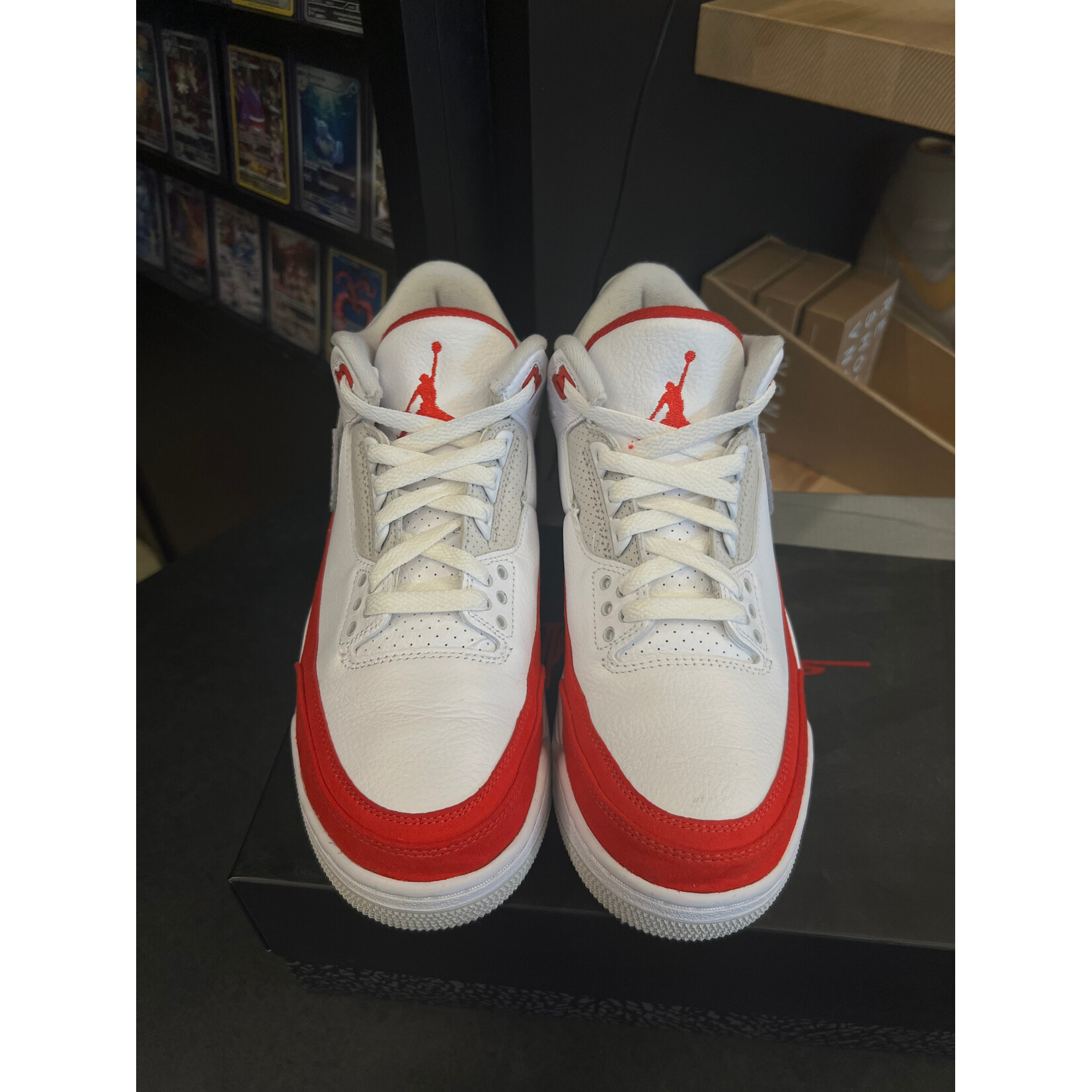 Jordan Jordan 3 Retro Tinker White University Red Size 8, PREOWNED
