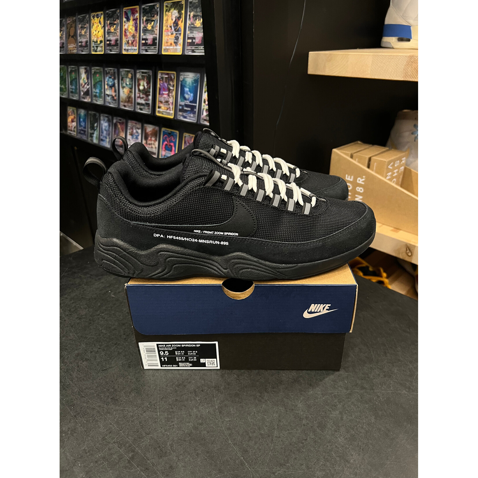 Nike Nike Air Zoom Spiridon Fragment Design Black Size 9.5, PREOWNED