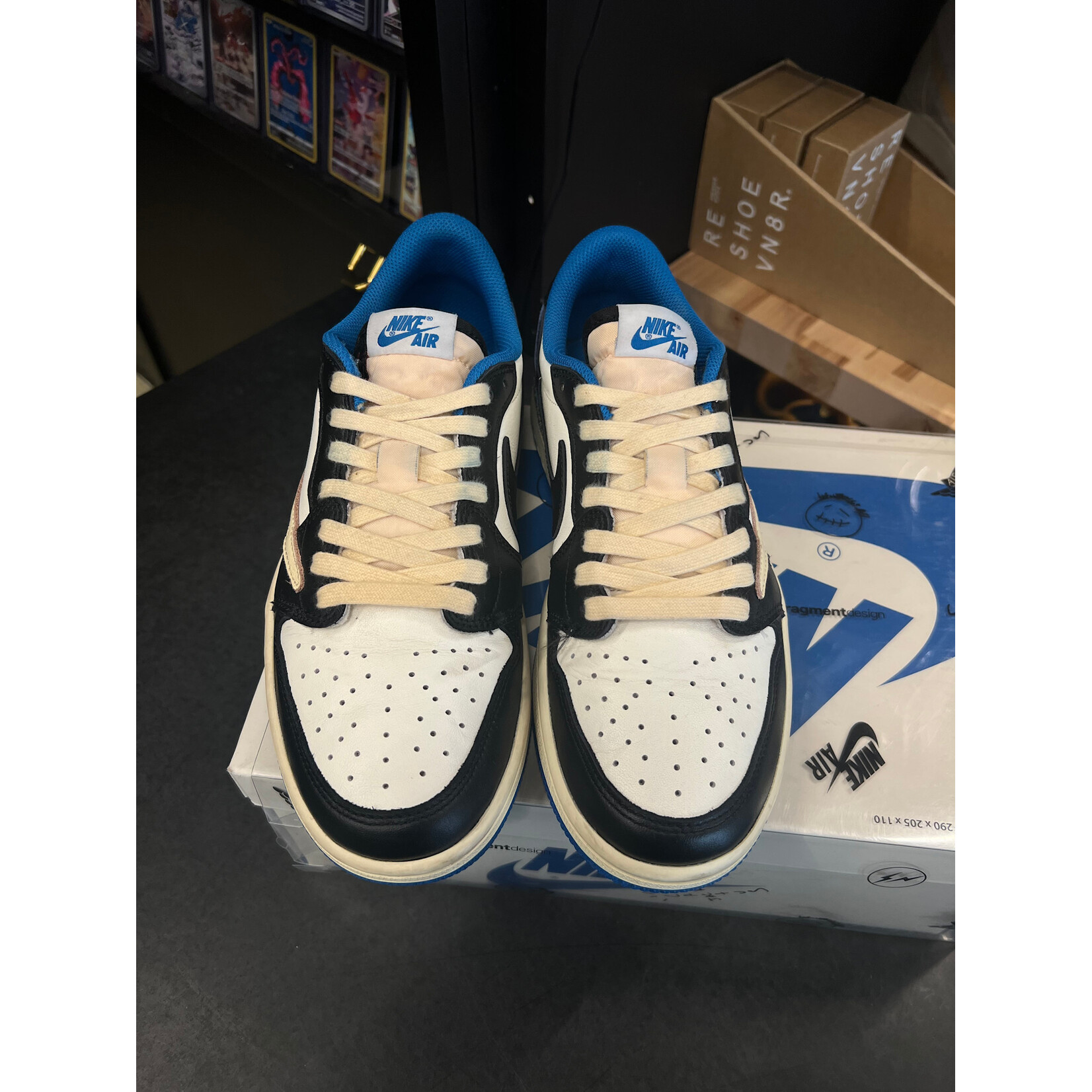 Jordan Jordan 1 Retro Low OG SP Fragment x Travis Scott Size 7.5, PREOWNED