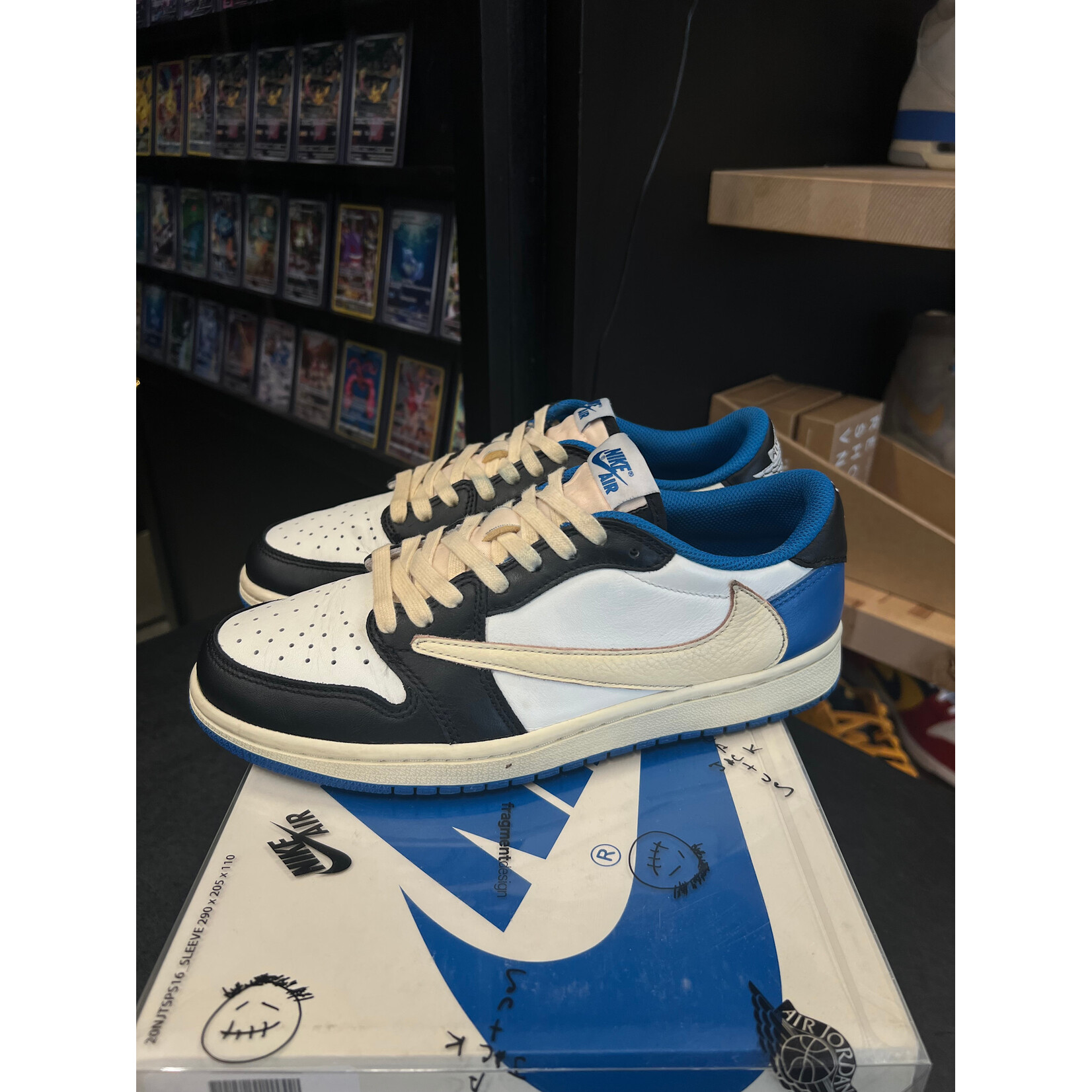 Jordan Jordan 1 Retro Low OG SP Fragment x Travis Scott Size 7.5, PREOWNED