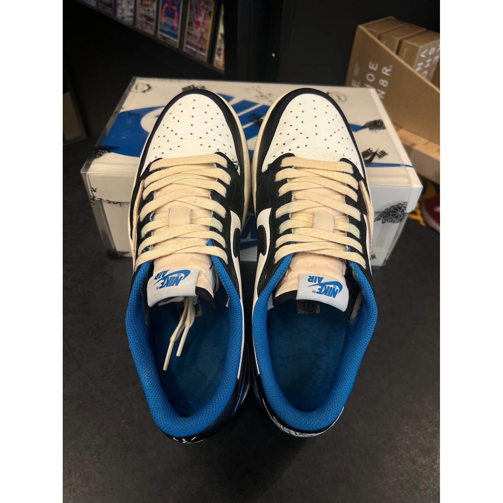 Jordan Jordan 1 Retro Low OG SP Fragment x Travis Scott Size 7.5, PREOWNED