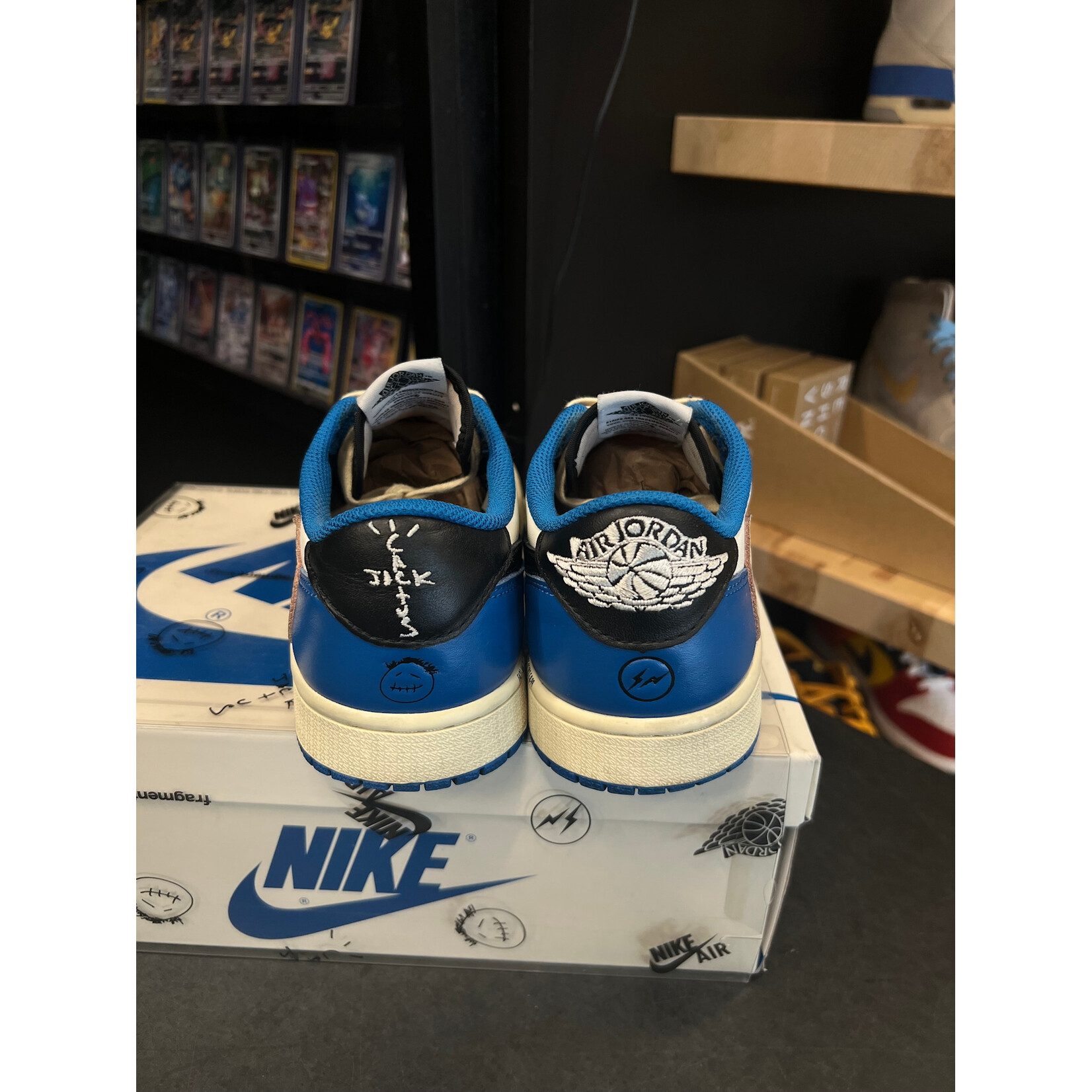 Jordan Jordan 1 Retro Low OG SP Fragment x Travis Scott Size 7.5, PREOWNED