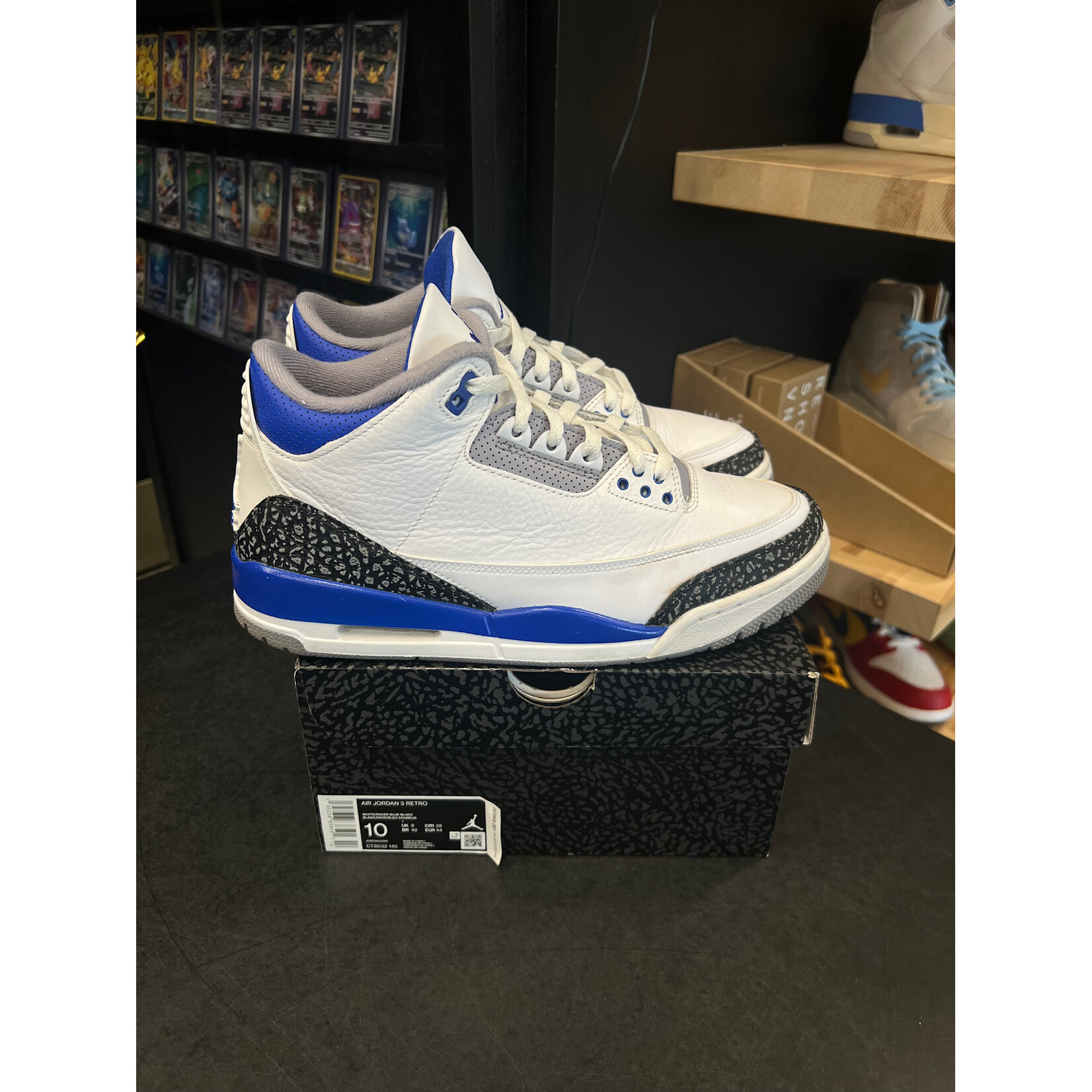 Jordan Jordan 3 Retro Racer Blue Size 10, PREOWNED