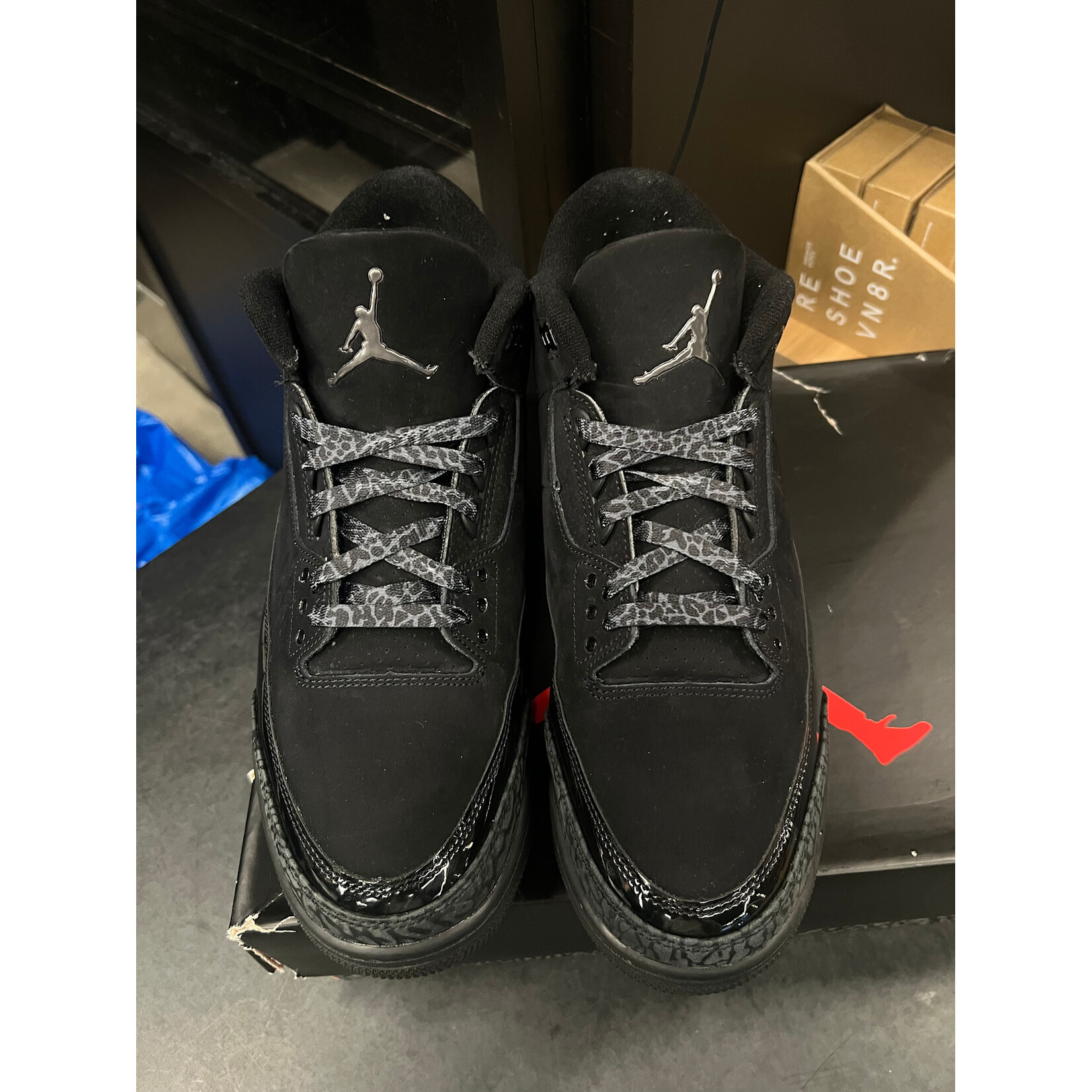 Jordan Jordan 3 Retro Black Cat (2025) Size 11.5, PREOWNED