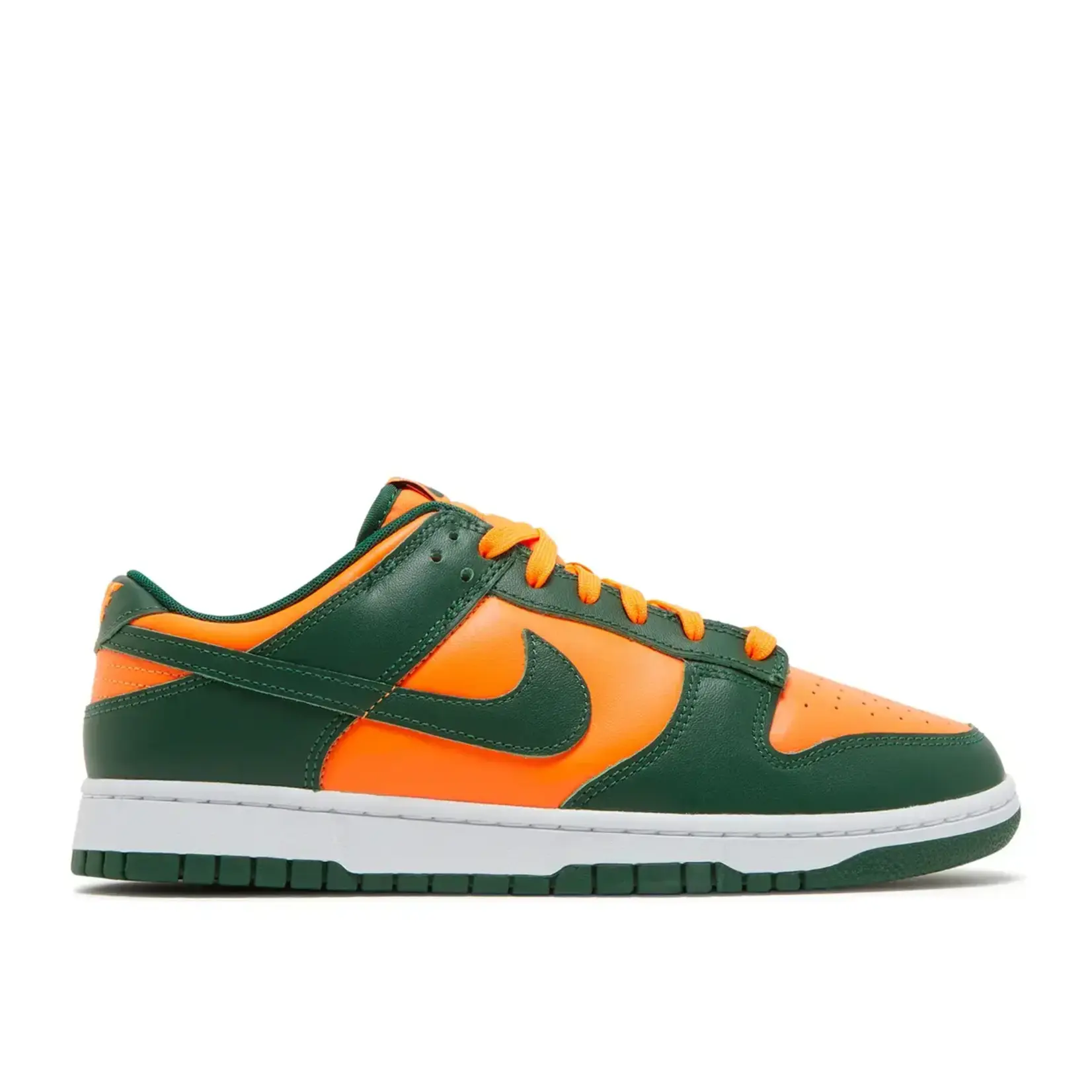 Nike Nike Dunk Low Retro Miami Hurricanes Size 8.5, DS BRAND NEW DAMAGED BOX