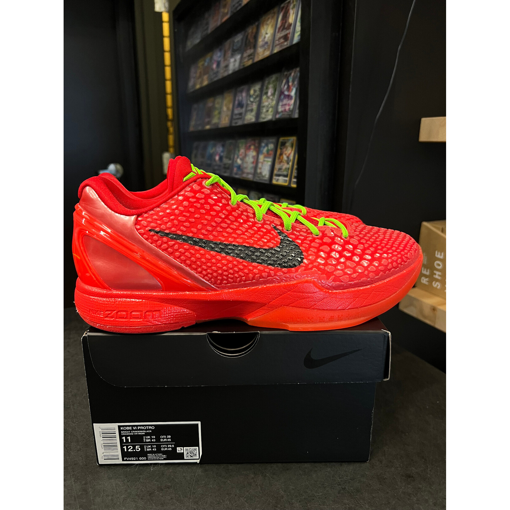 Nike Nike Kobe 6 Protro Reverse Grinch Size 11, PREOWNED WORN ONCE