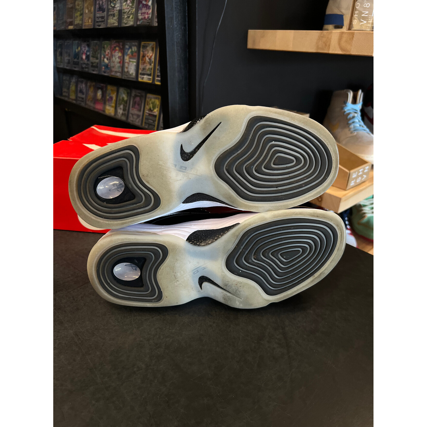 Nike Nike Air Penny 2 Black Patent Football Grey Size 9, PREOWNED