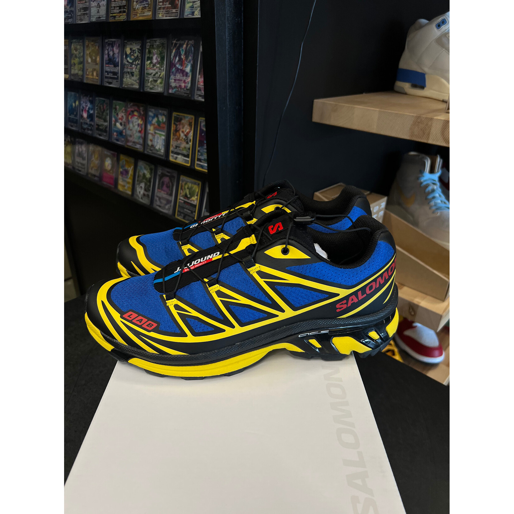 Salomon Salomon XT-6 JJJJound Nautical Blue Lemon Size 11, PREOWNED