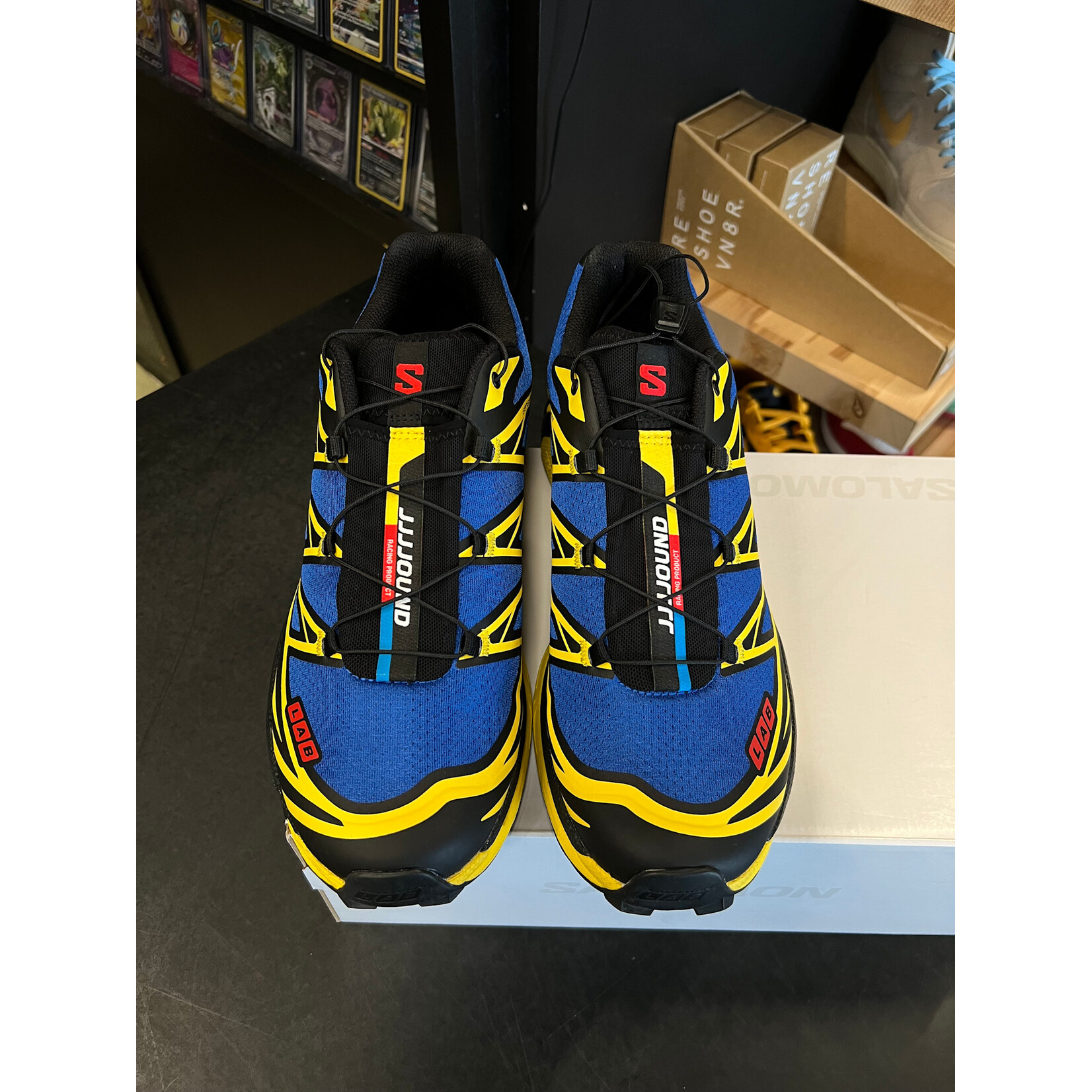 Salomon Salomon XT-6 JJJJound Nautical Blue Lemon Size 11, PREOWNED
