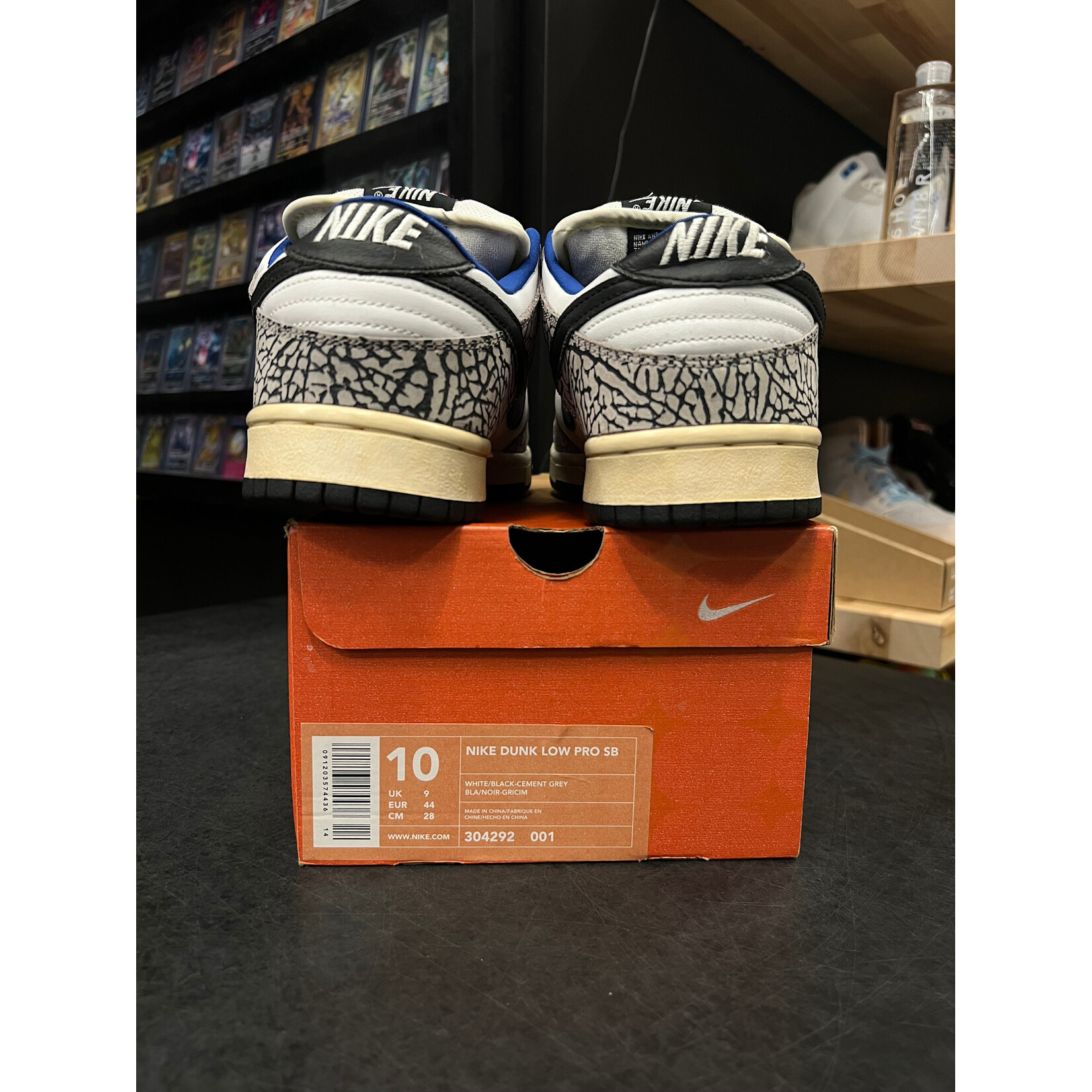 Nike Nike SB Dunk Low Supreme White Cement (2002) Size 10, PREOWNED