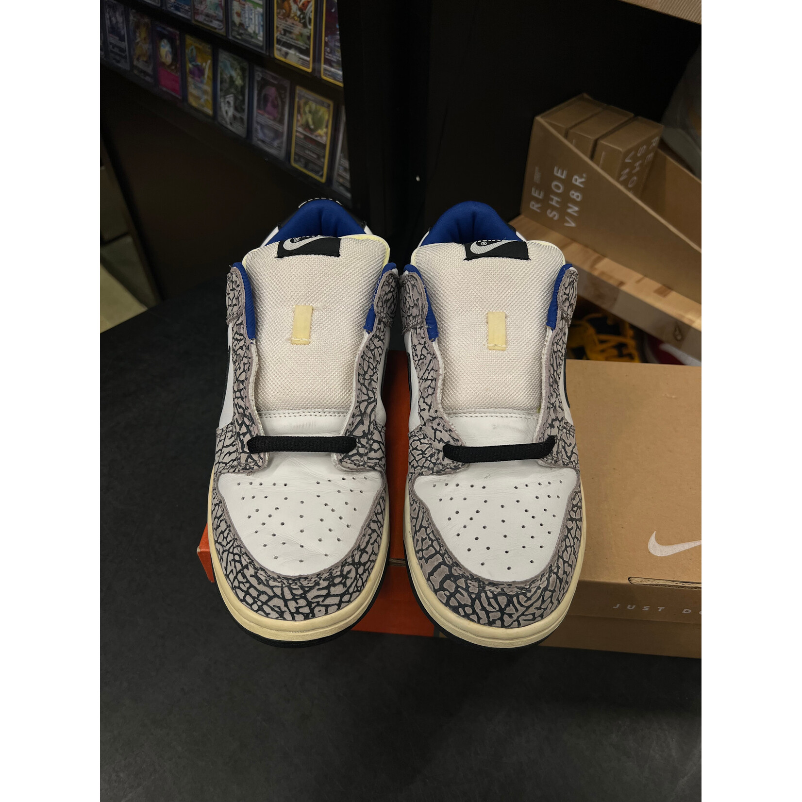 Nike Nike SB Dunk Low Supreme White Cement (2002) Size 10, PREOWNED